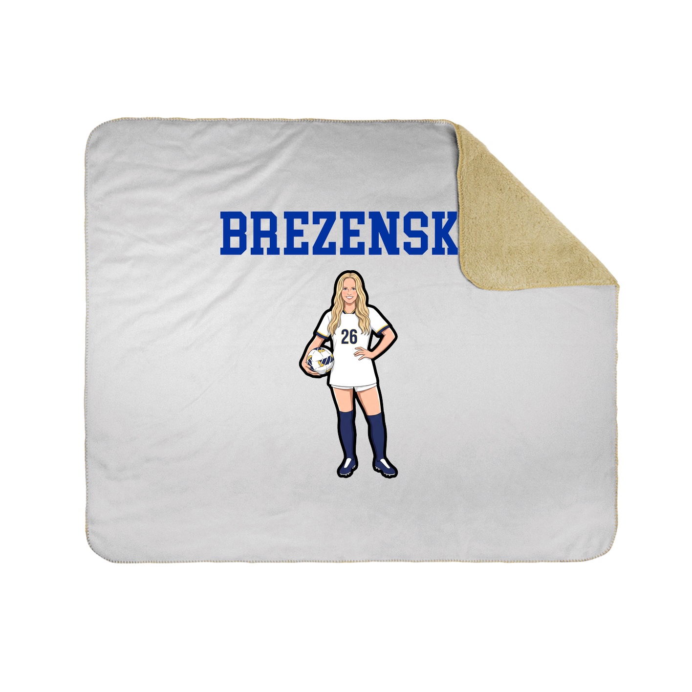 Throw Blanket — Shirsey in White