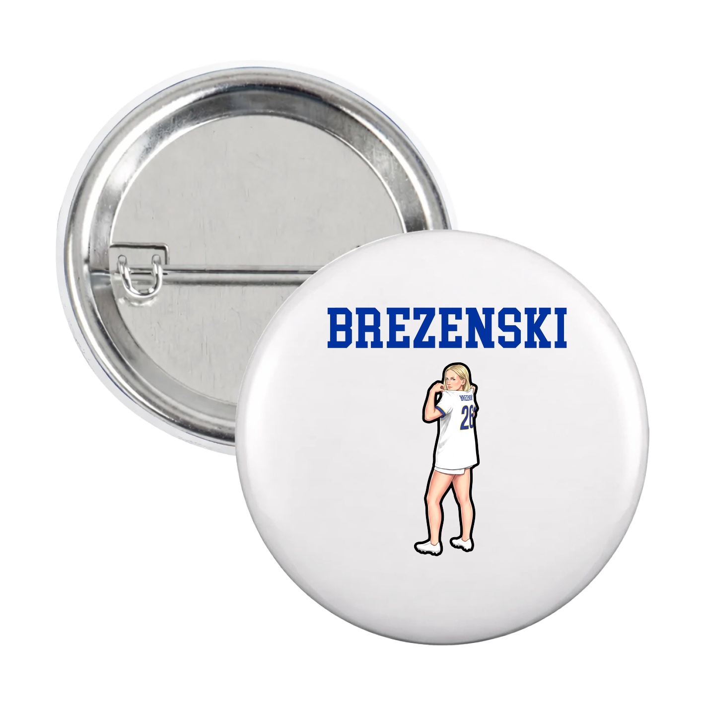 Game Day Button — Shirsey in White