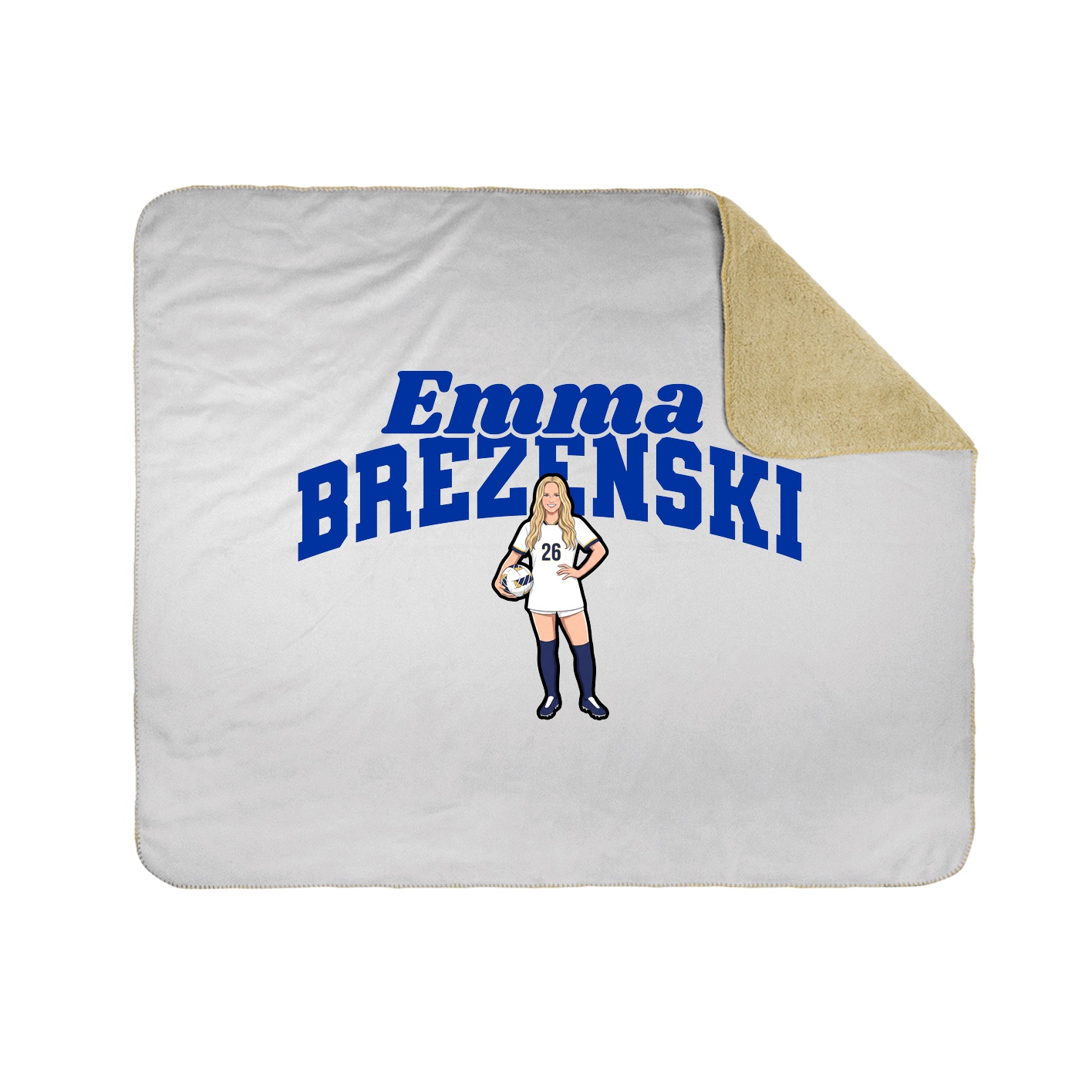 Throw Blanket — Signature Arch in White