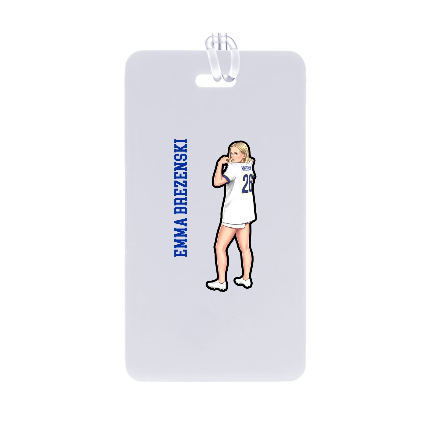 Bag Tag — Name Vertical in Classic