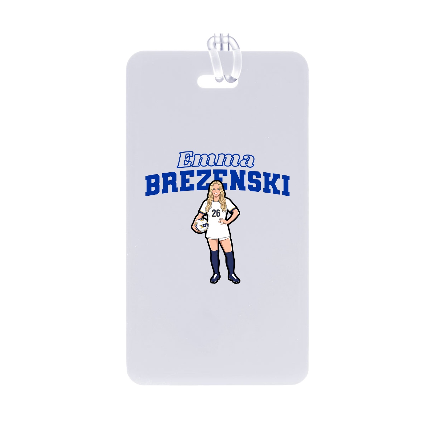 Bag Tag — Name Arch in Classic