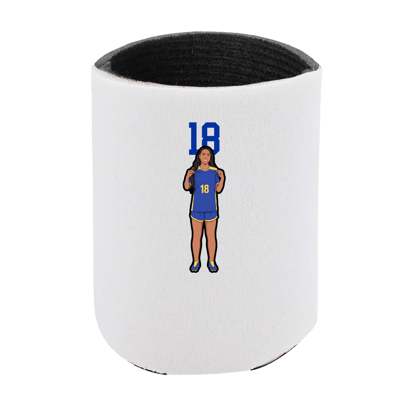 Can Holder — Number Top in White