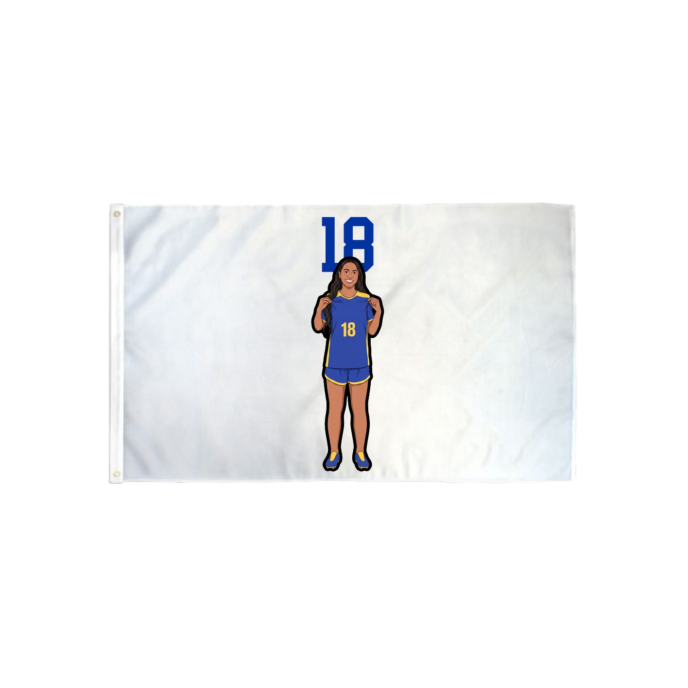 3x5 Flag — Number Top in Classic