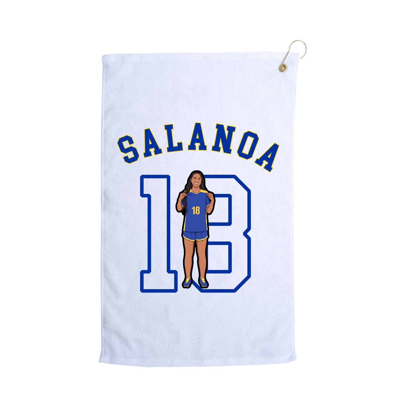 Golf Towel — Shirsey Arch in White