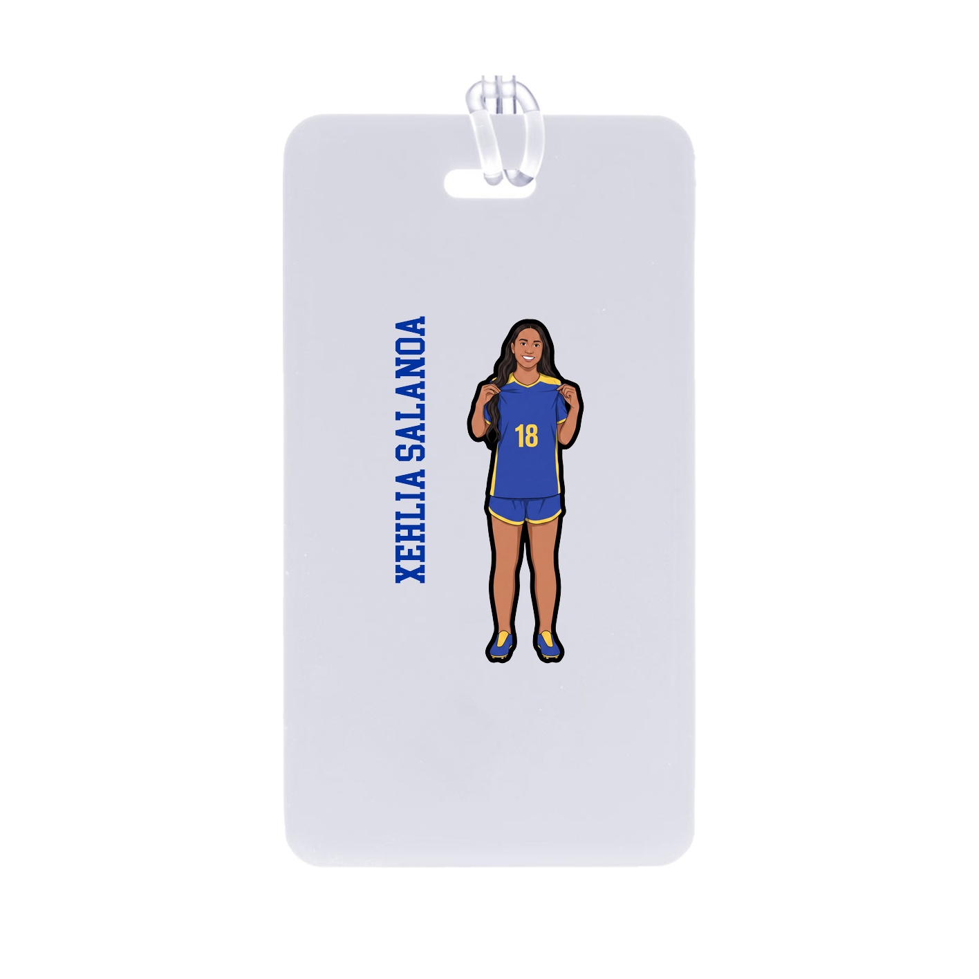 Bag Tag — Name Vertical in Classic