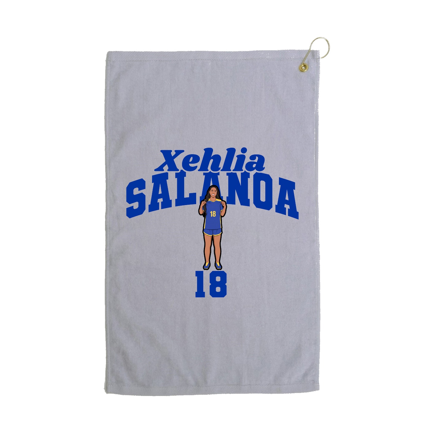 Golf Towel — Signature Arch in Grey