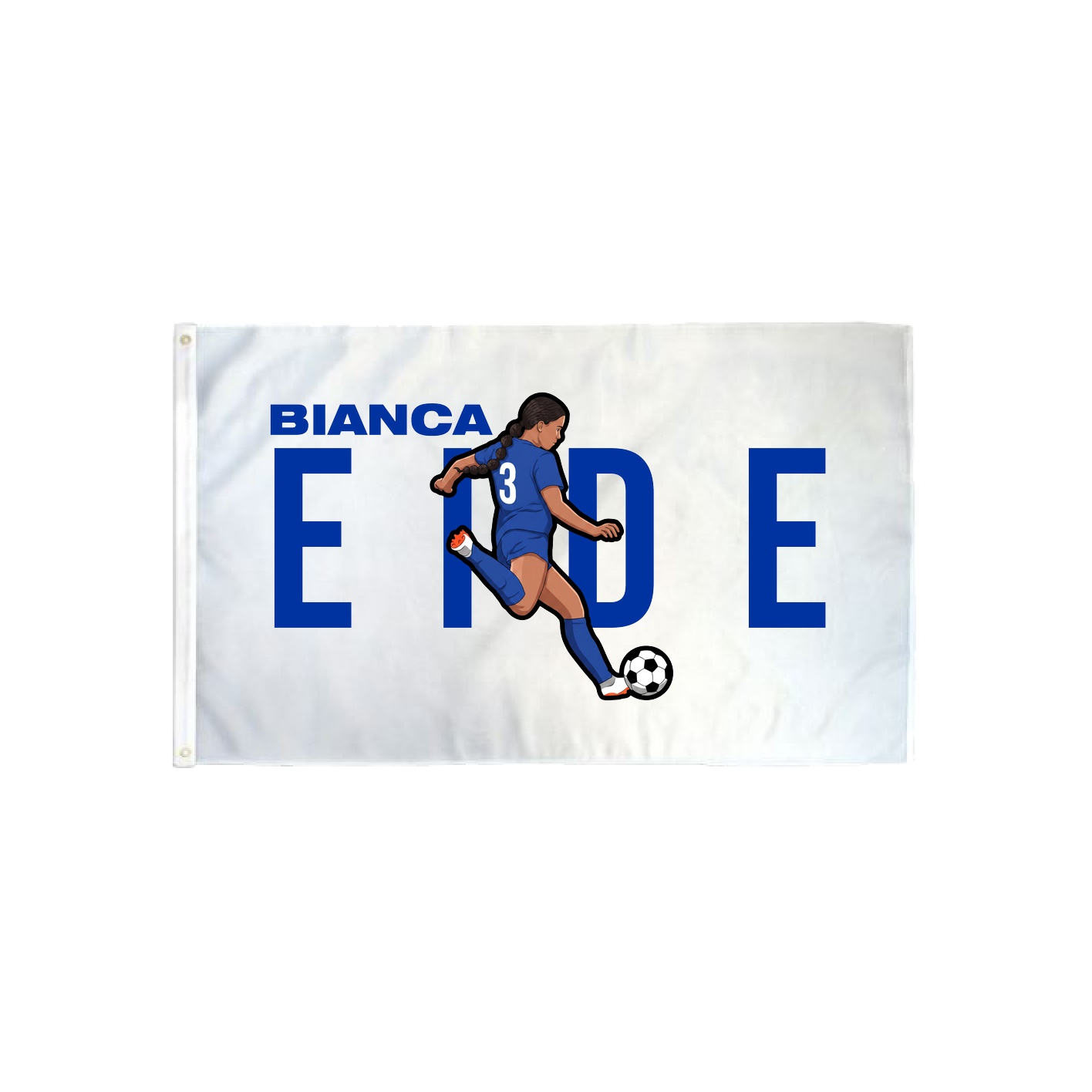 3x5 Flag — Player Name in Classic