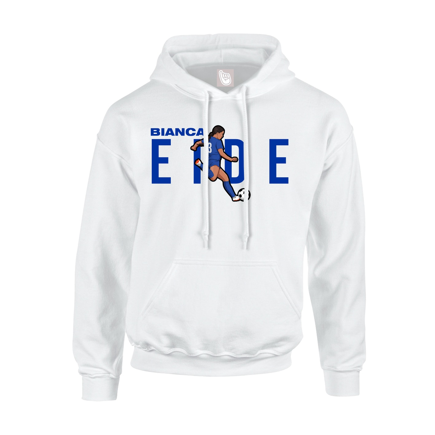 Hoodie — Player Name in White
