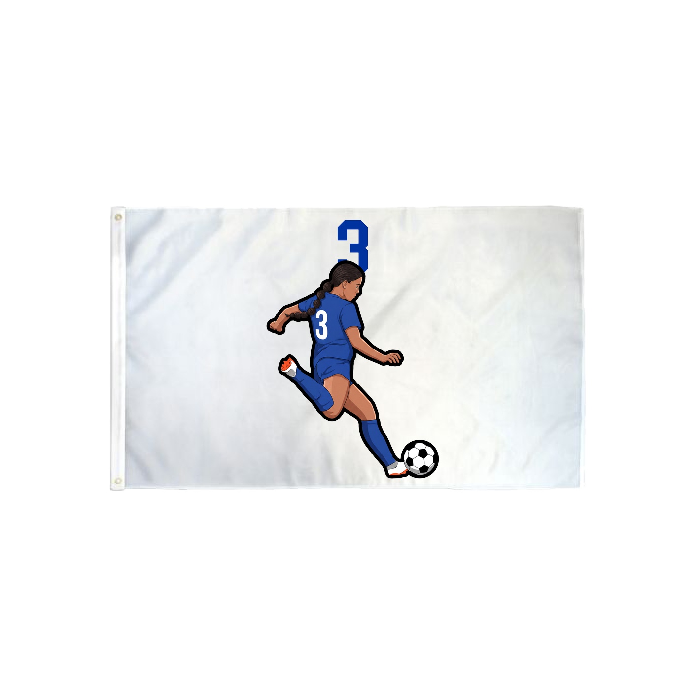 3x5 Flag — Number Top in Classic