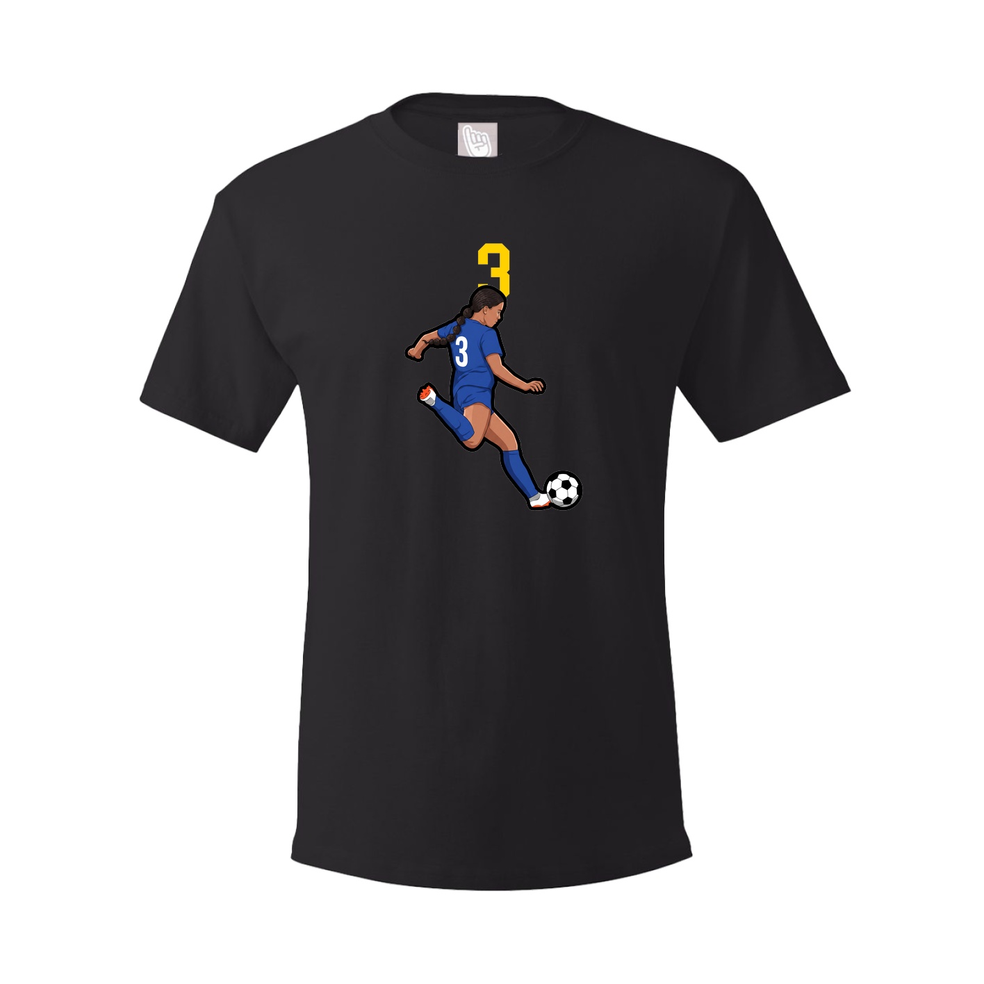 Tee — Number Top in Black