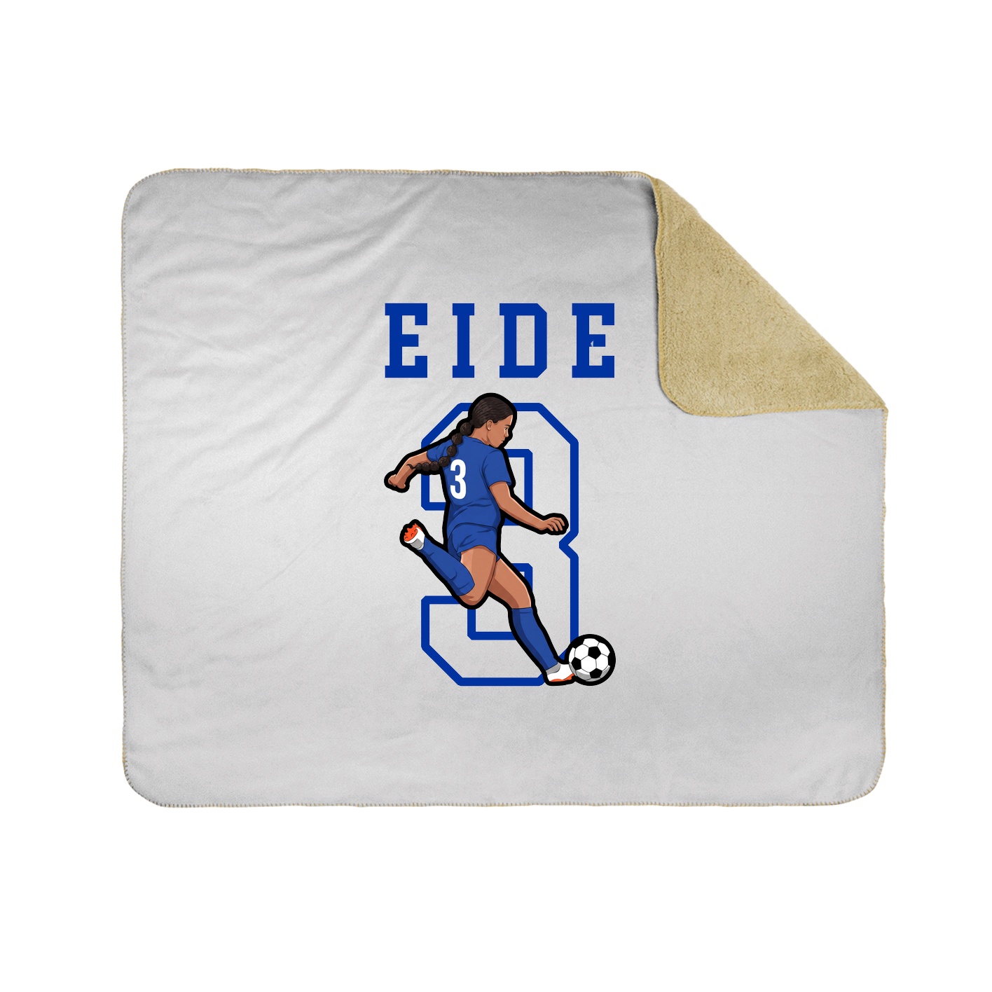 Throw Blanket — Shirsey in White