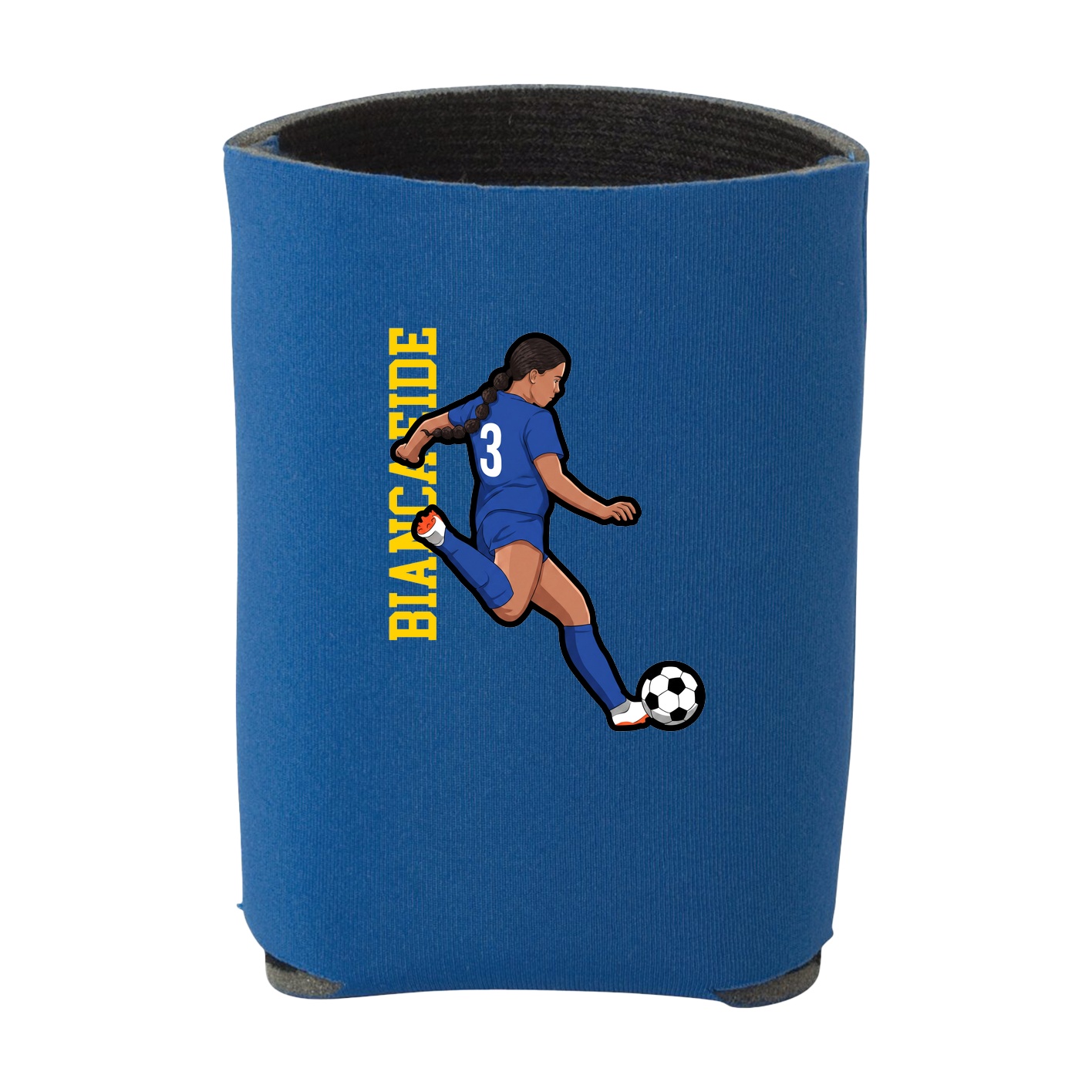 Can Holder — Name Vertical in Royal