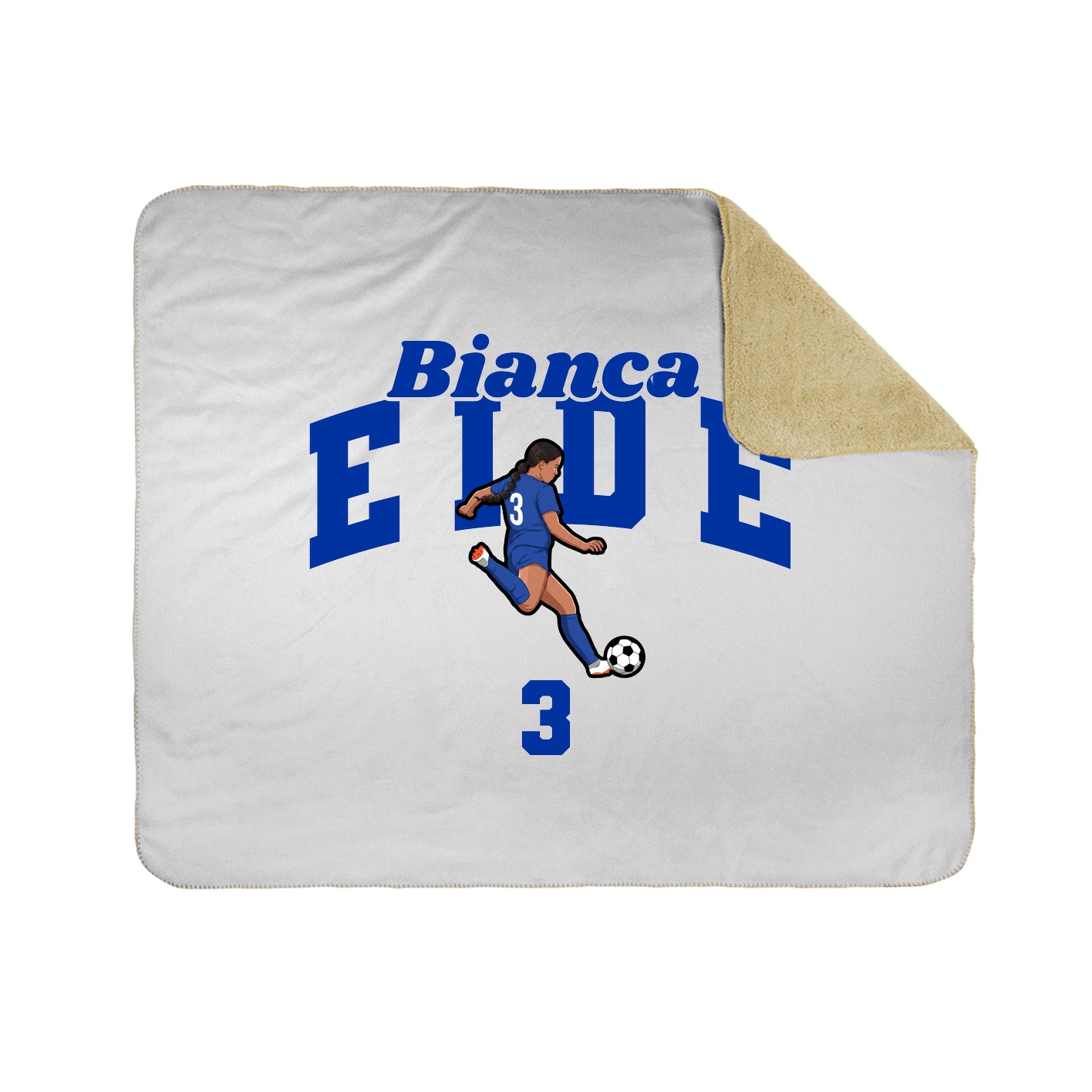Throw Blanket — Signature Arch in White