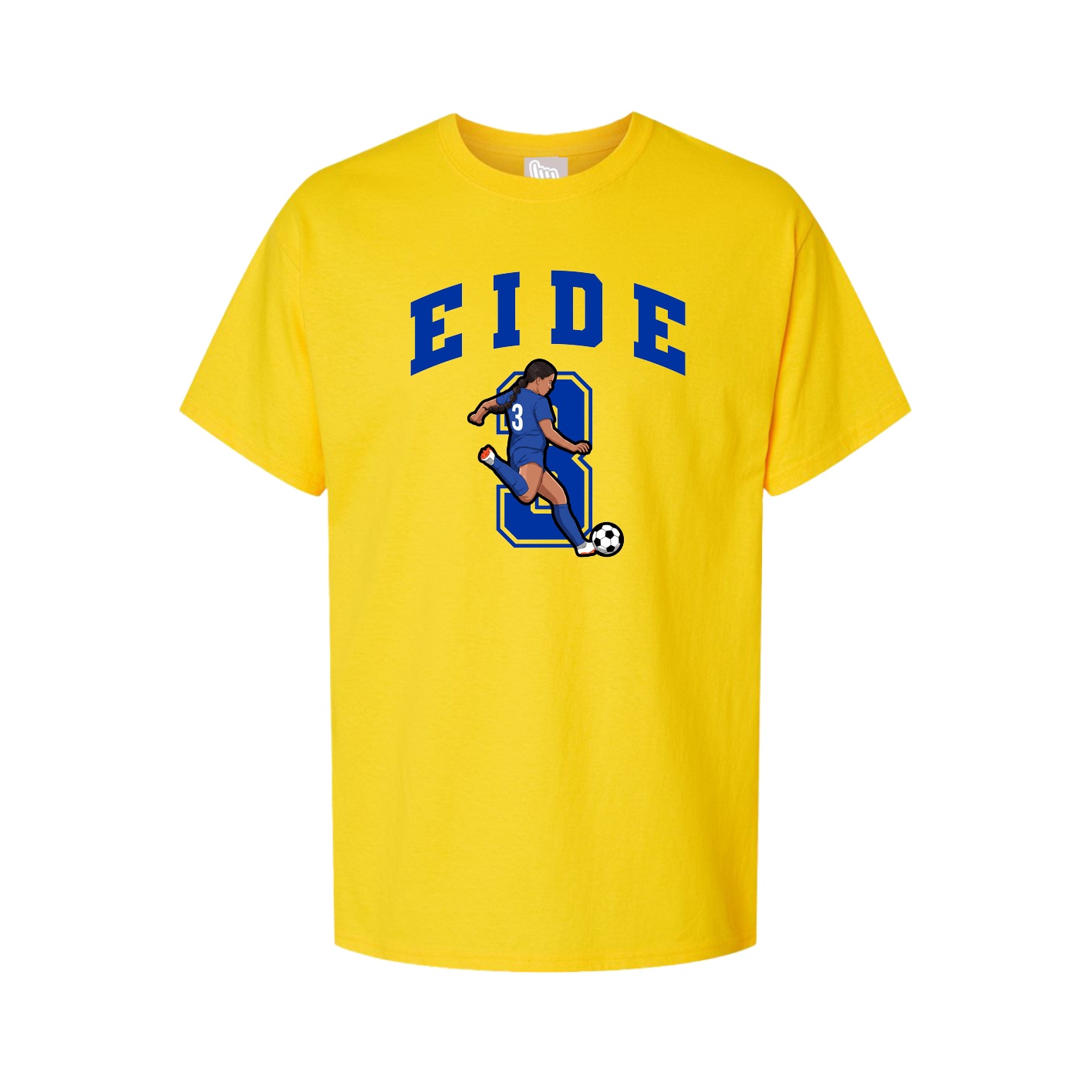 Tee — Number in Gold