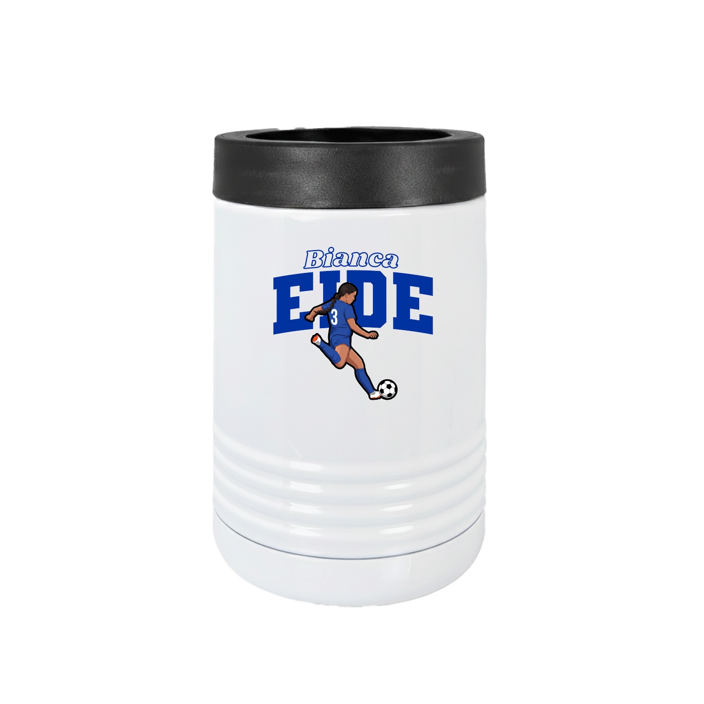 Beverage Holder — Name Arch in White