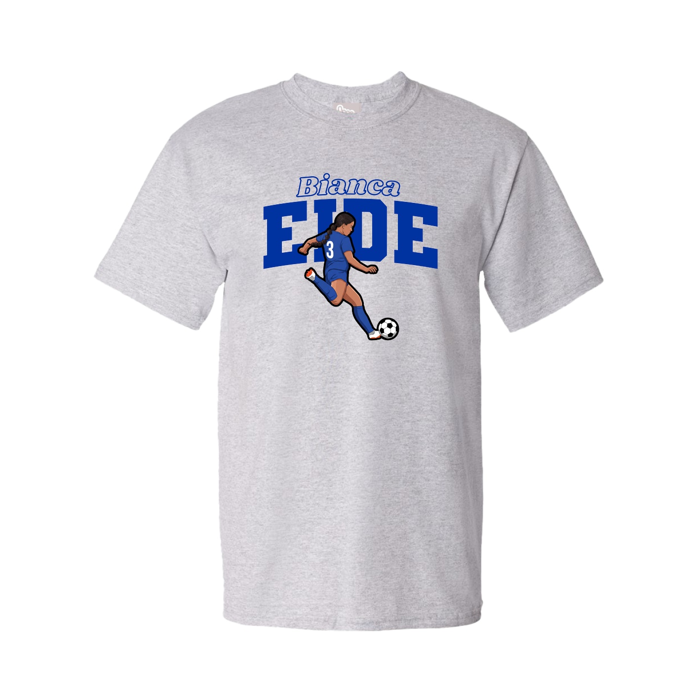 Tee — Name Arch in Grey