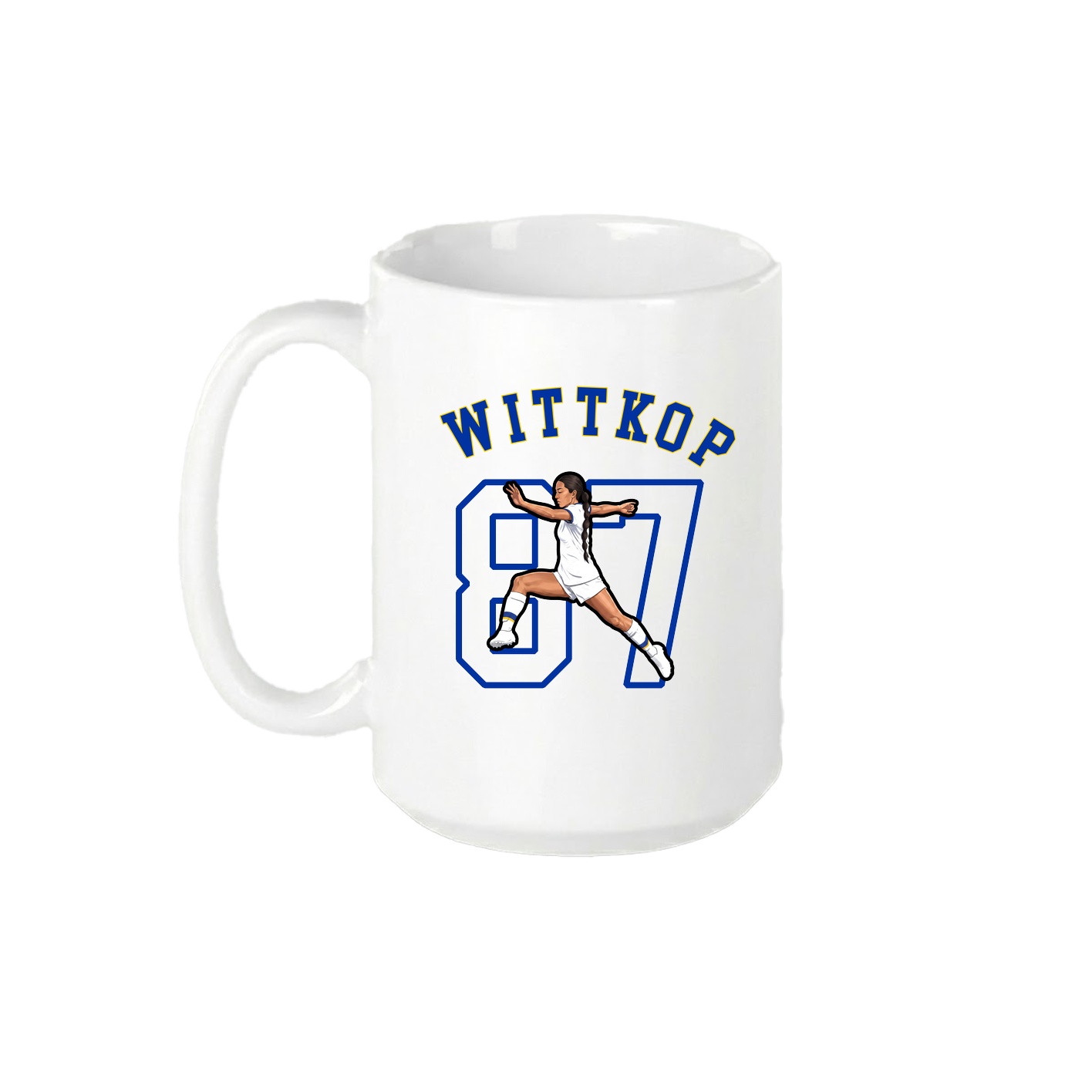 15oz Coffee Mug — Shirsey Arch in White