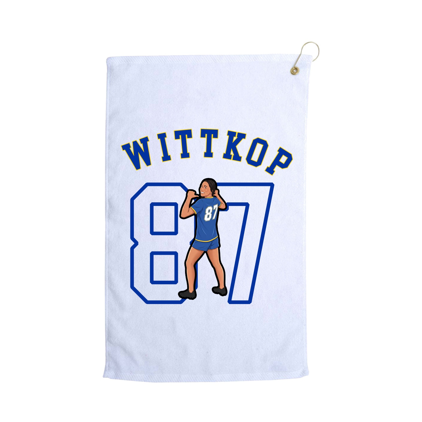 Golf Towel — Shirsey Arch in White