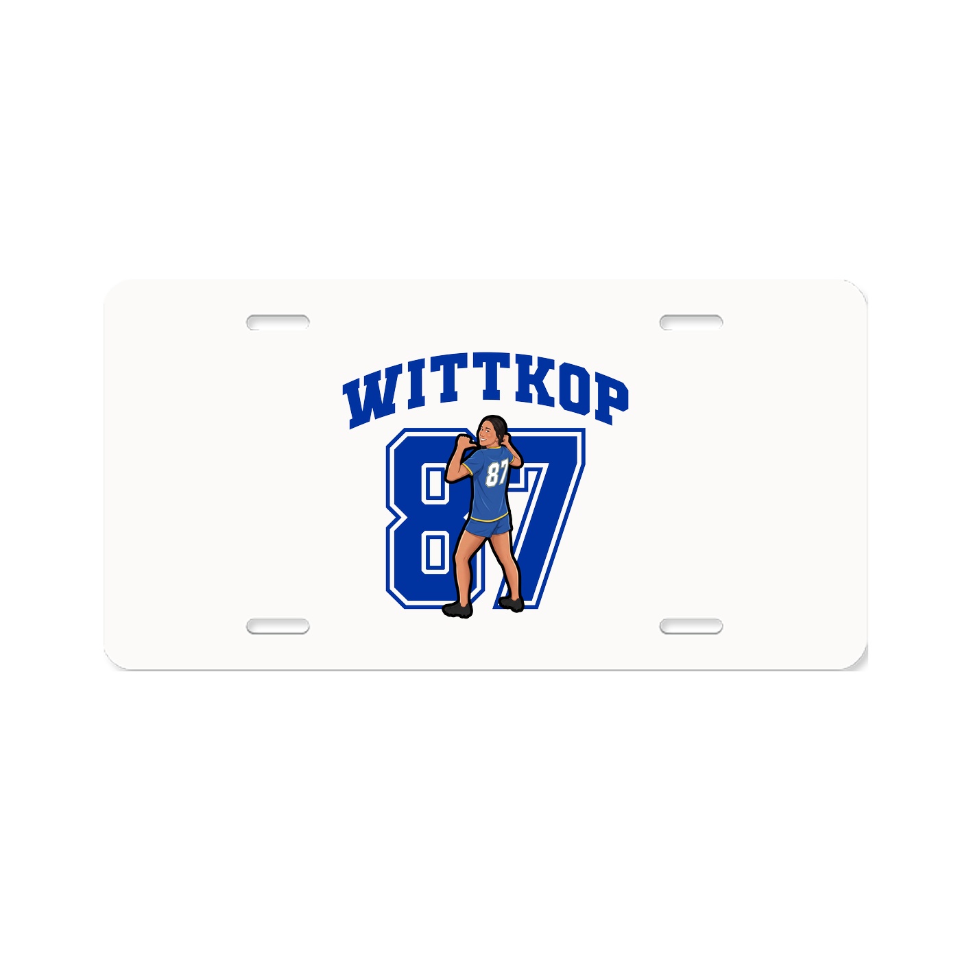 License Plate — Number in Classic