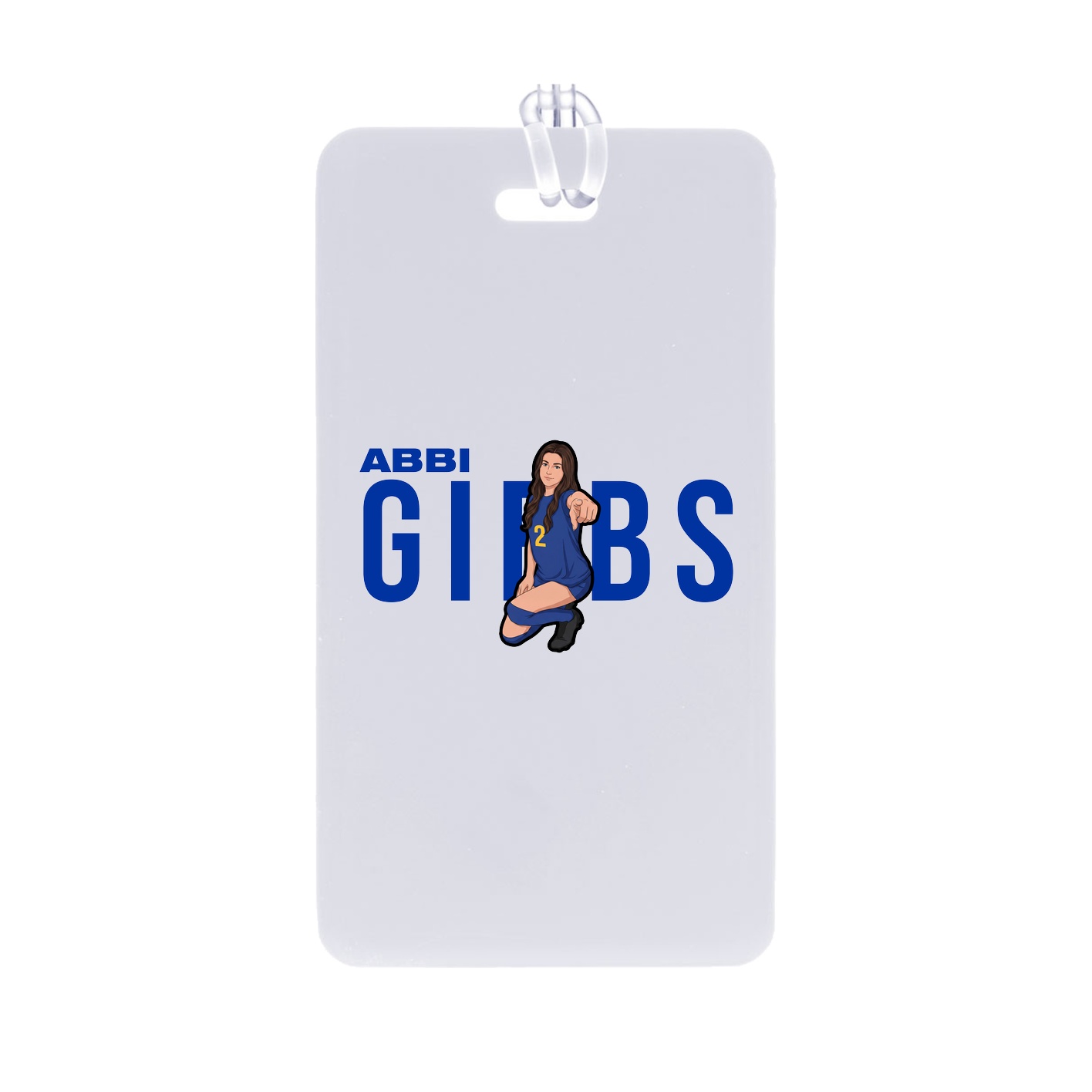 Bag Tag — Player Name in Classic