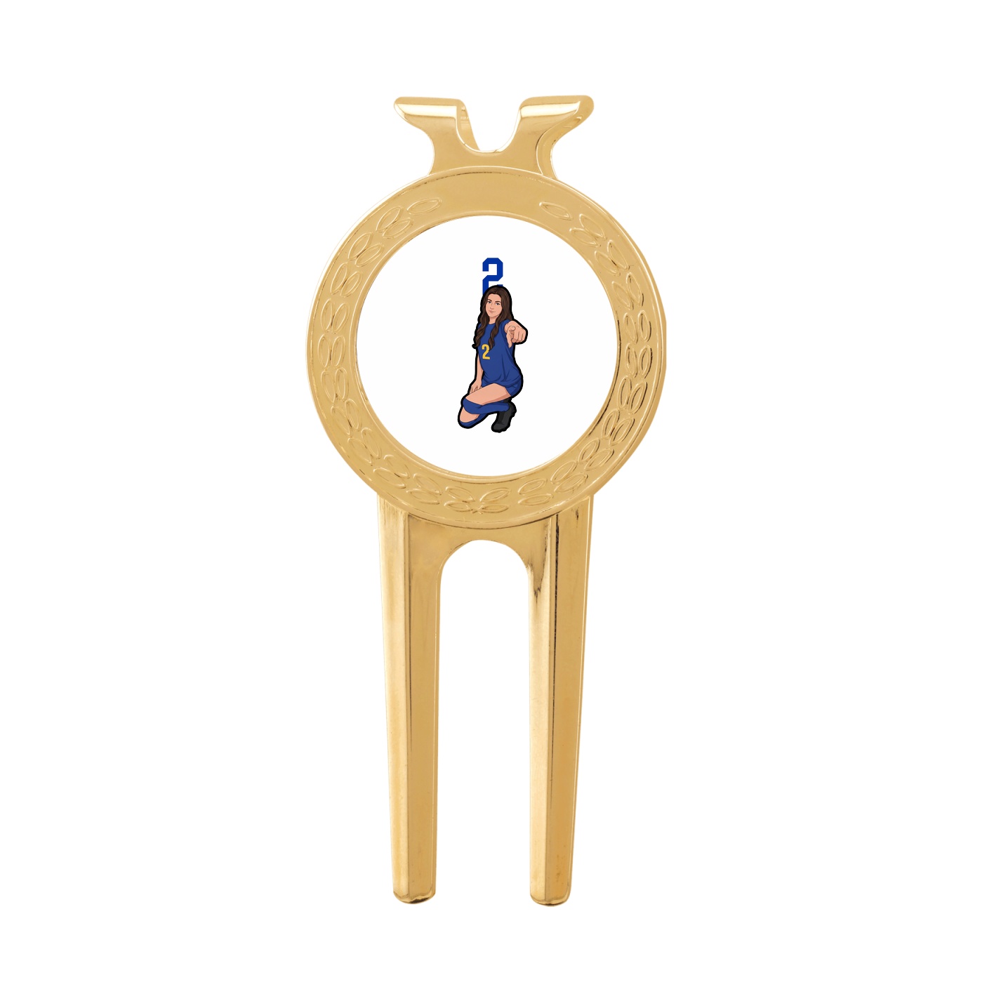Divot Tool with Ball Marker — Number Top in Classic