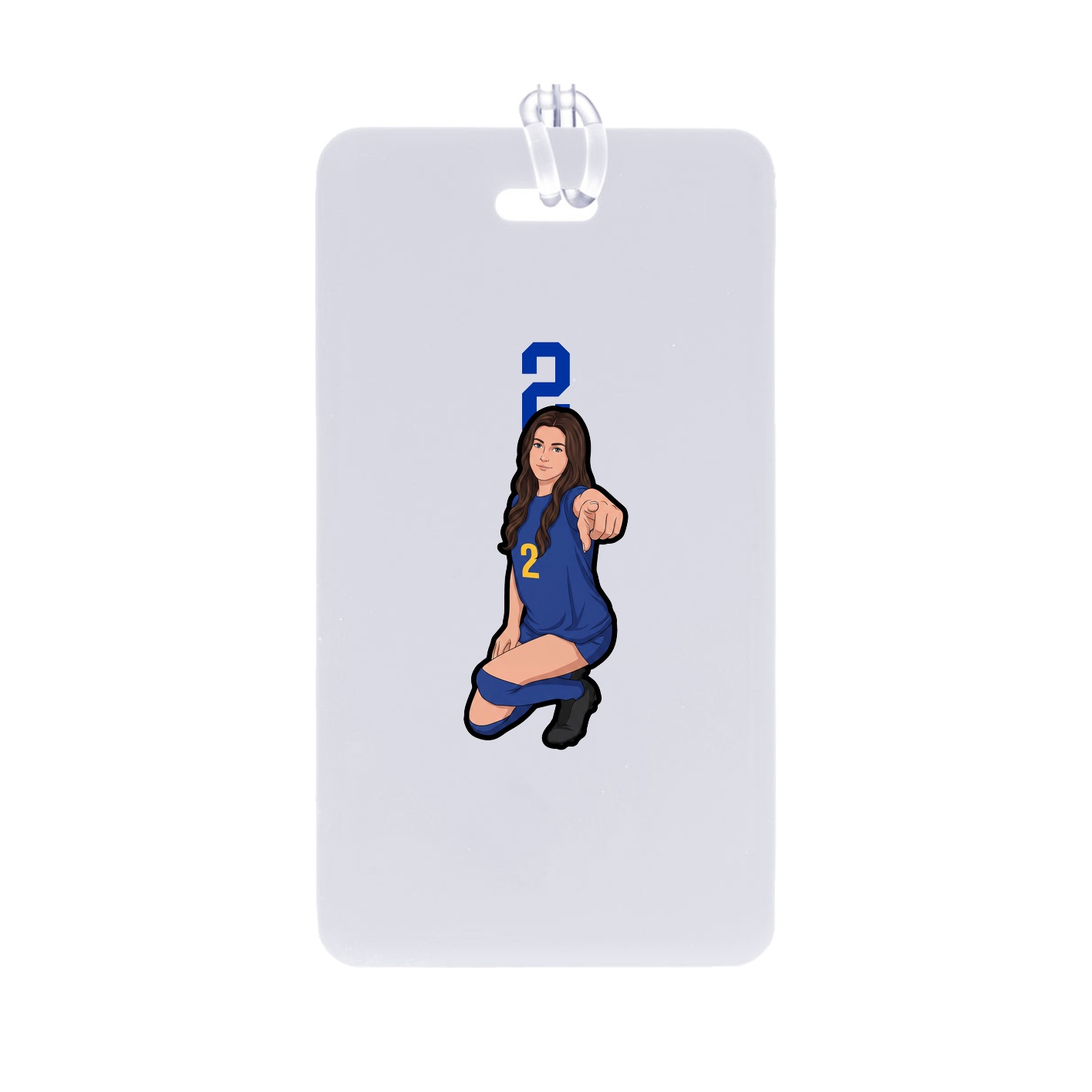 Bag Tag — Number Top in Classic