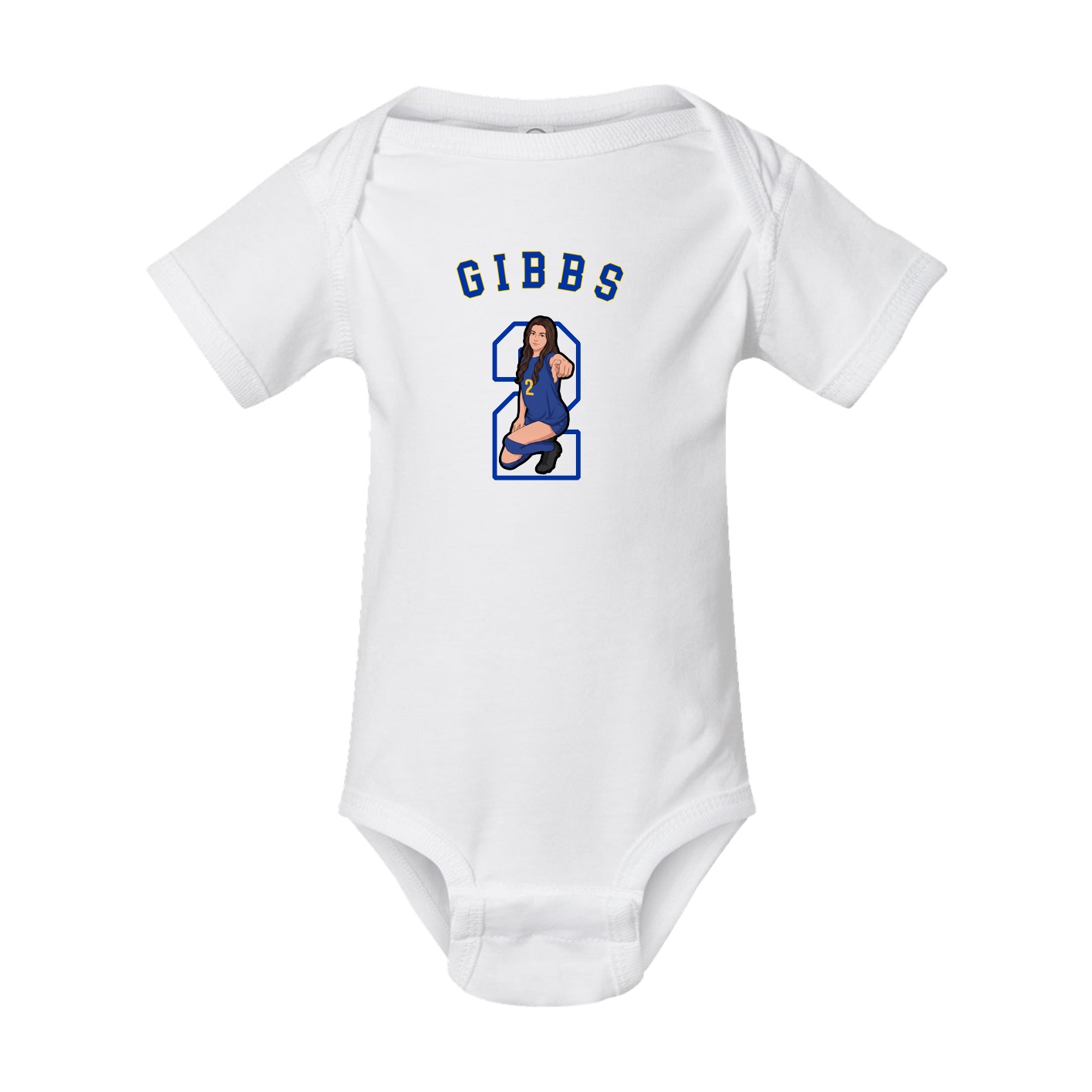 Baby Onesie — Shirsey Arch in White