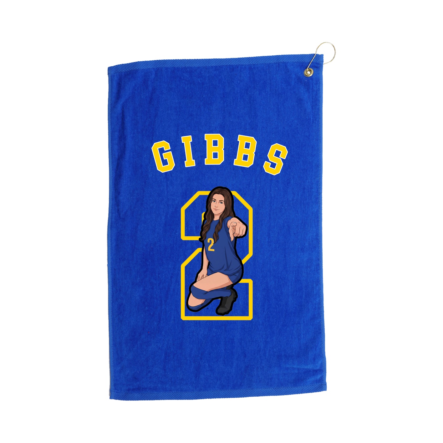 Golf Towel — Shirsey Arch in Royal