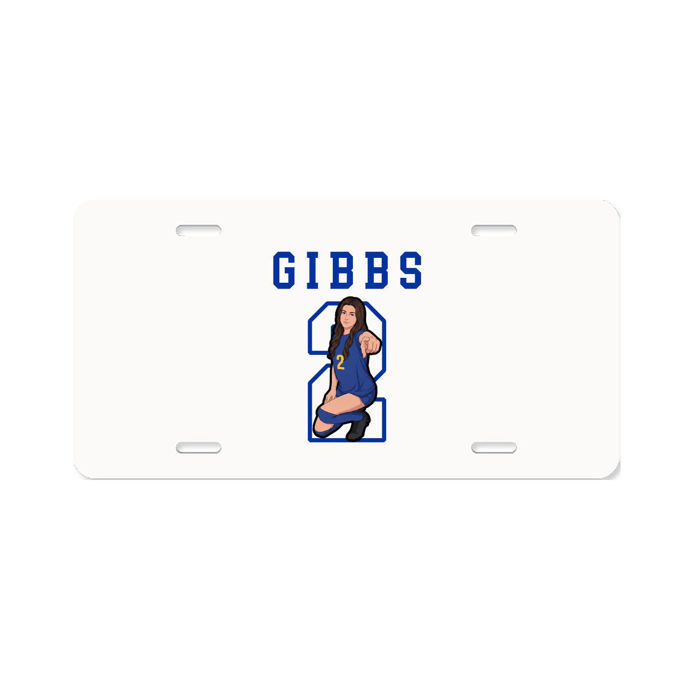 License Plate — Shirsey in Classic