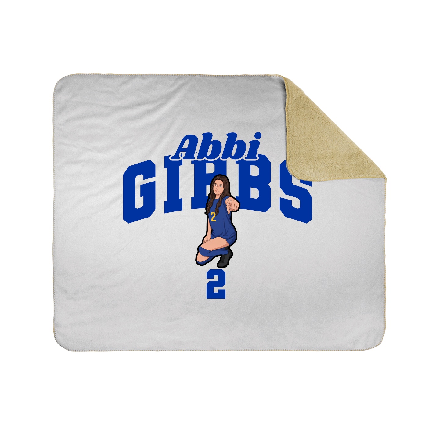 Throw Blanket — Signature Arch in White