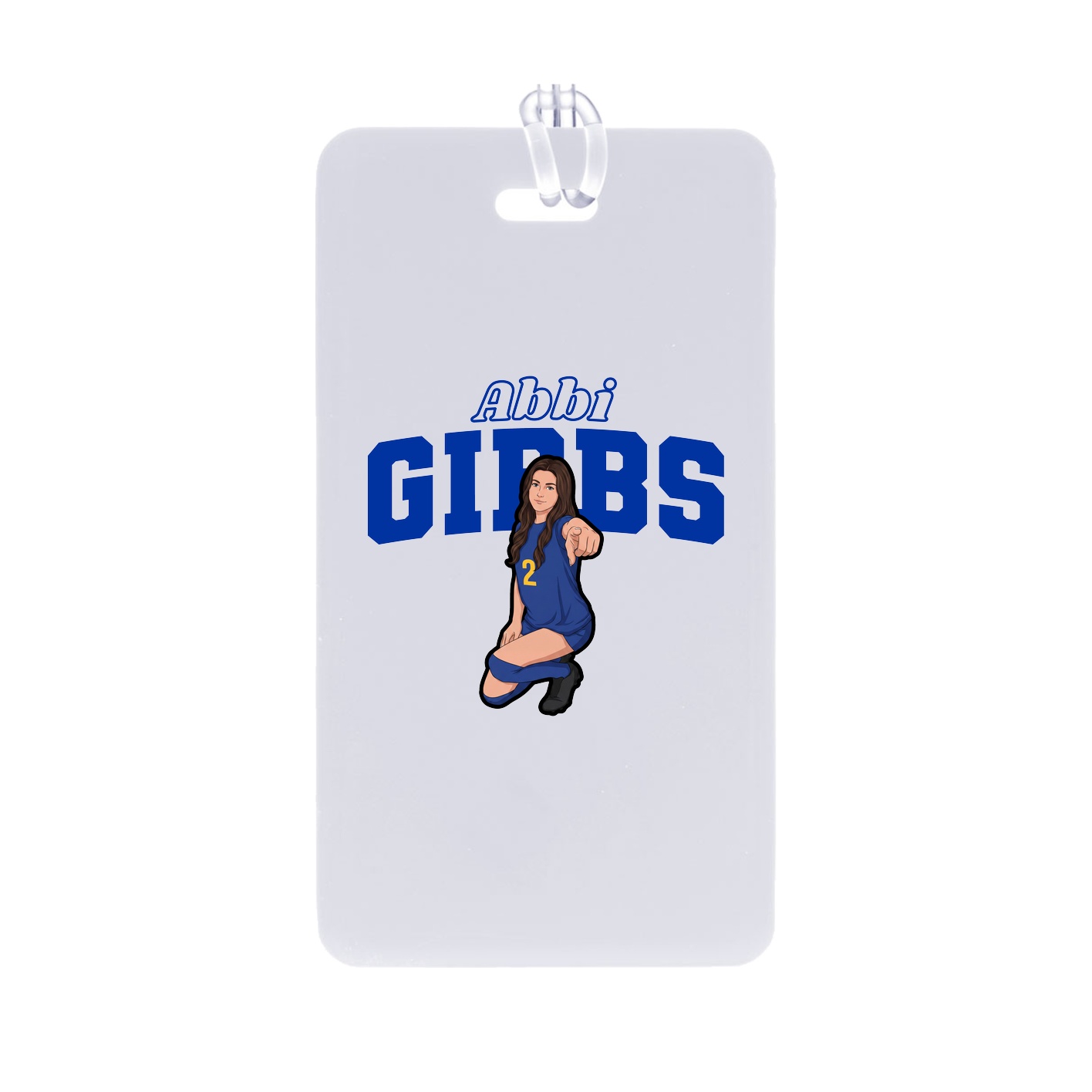 Bag Tag — Name Arch in Classic