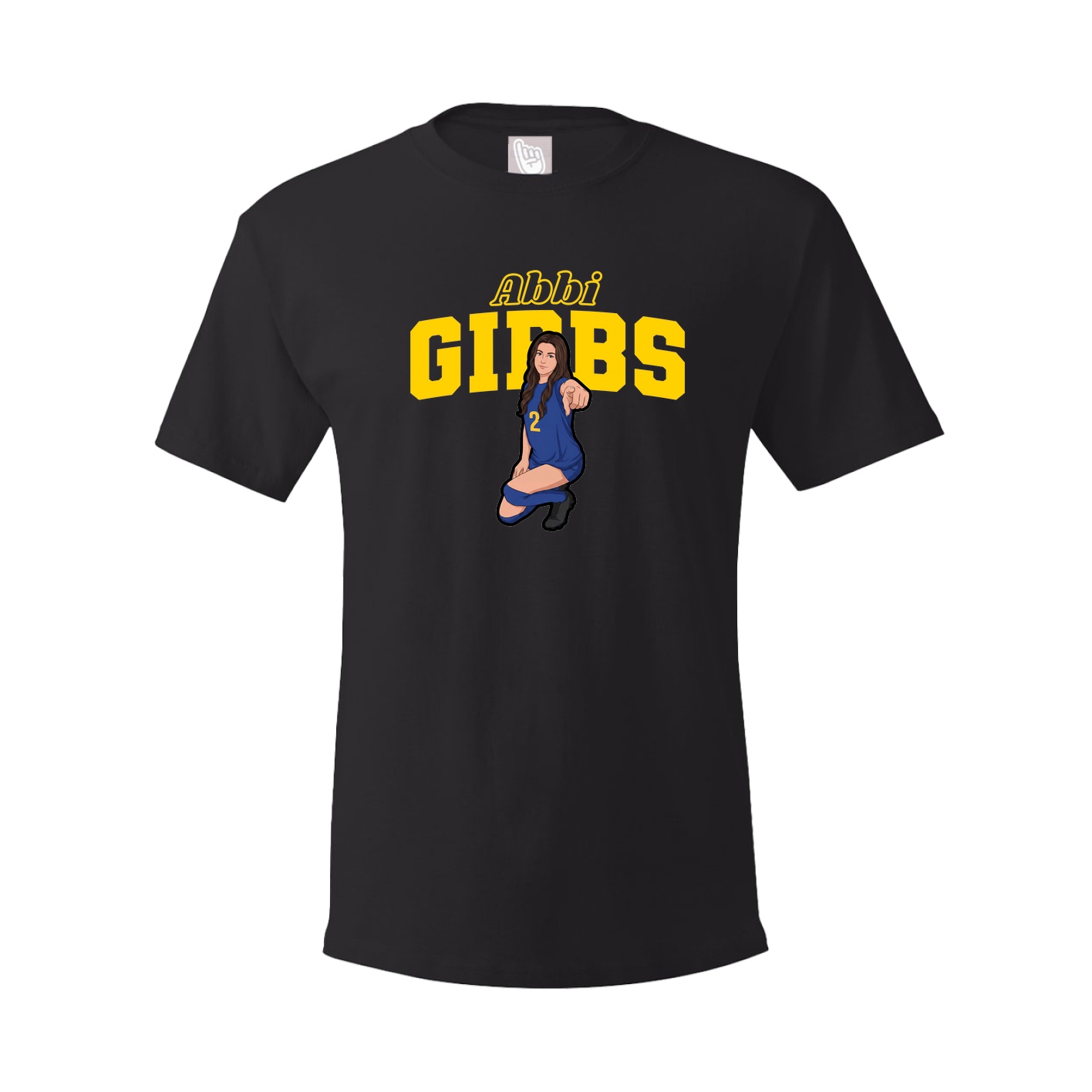 Youth Tee — Name Arch in Black