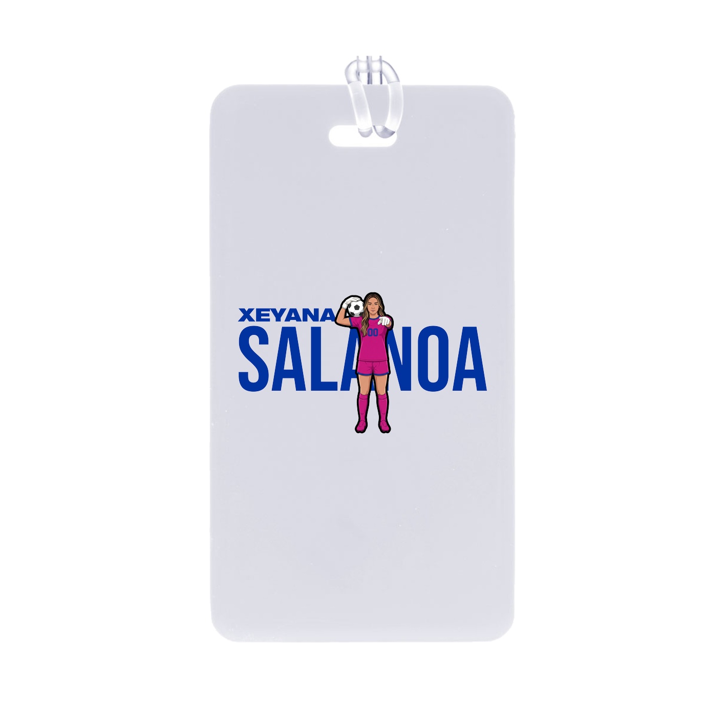 Bag Tag — Player Name in Classic
