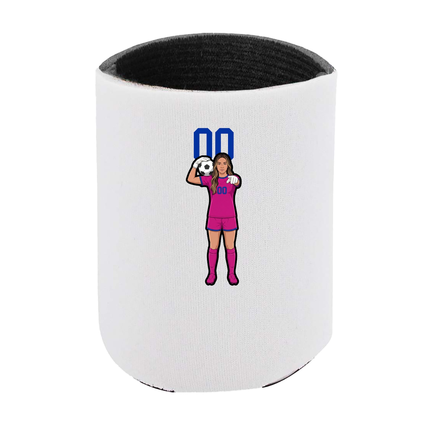 Can Holder — Number Top in White