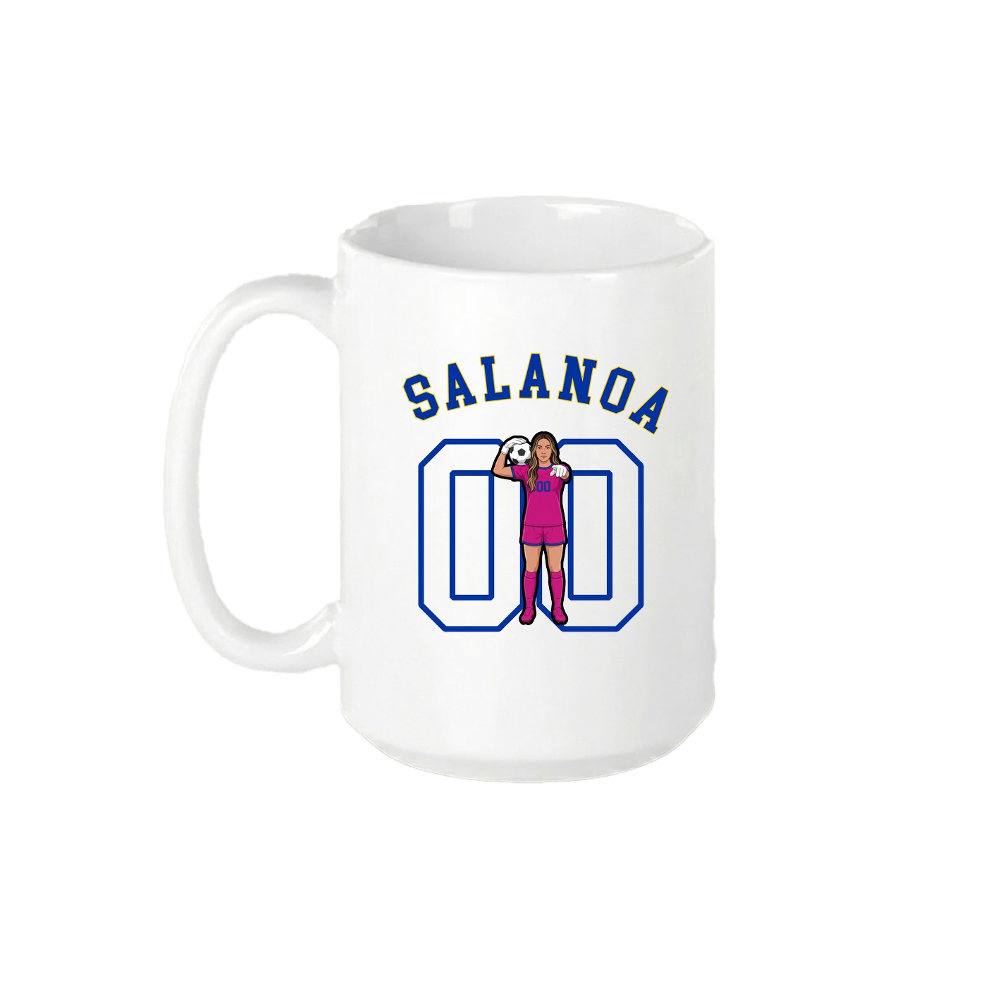 15oz Coffee Mug — Shirsey Arch in White