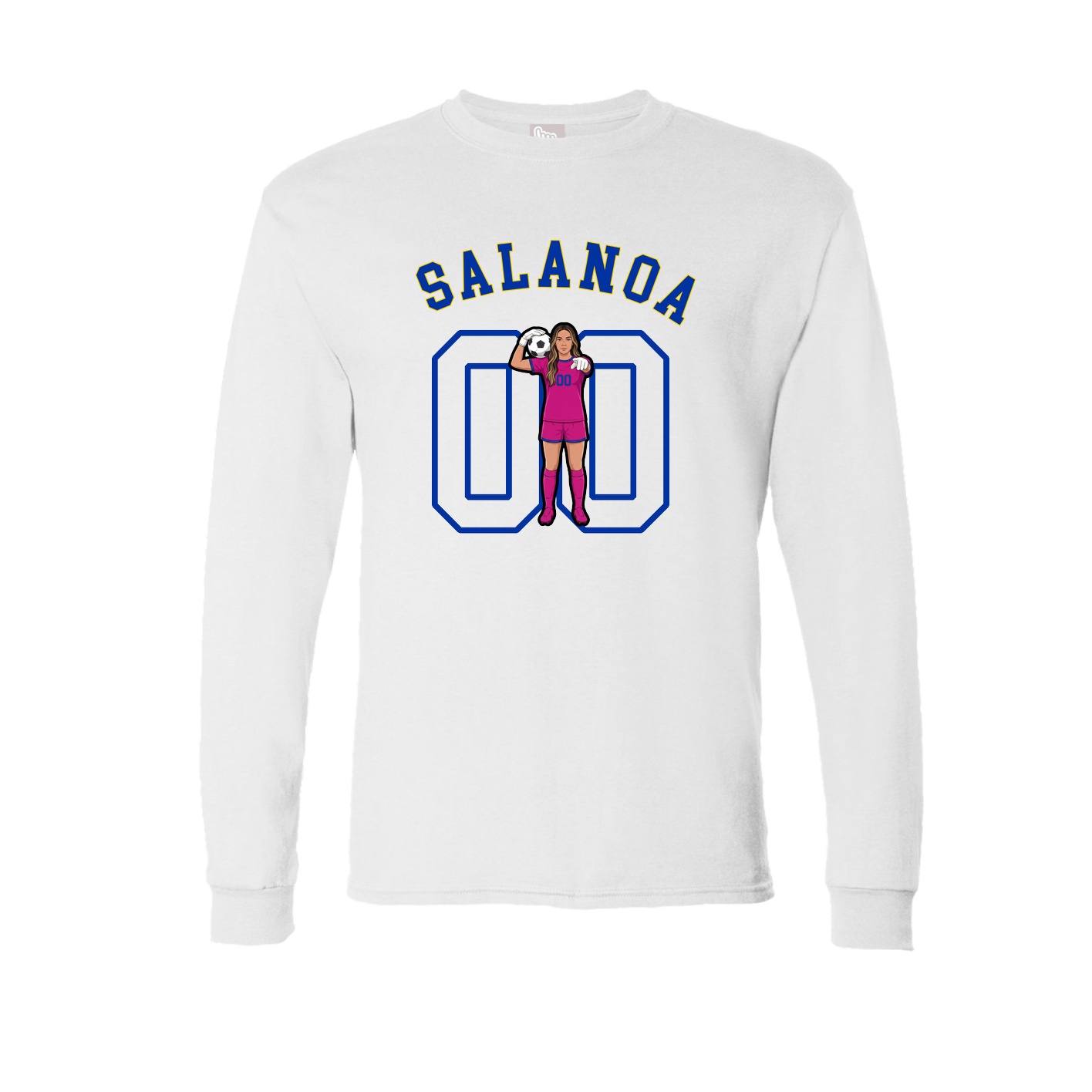 Long Sleeve Tee — Shirsey Arch in White