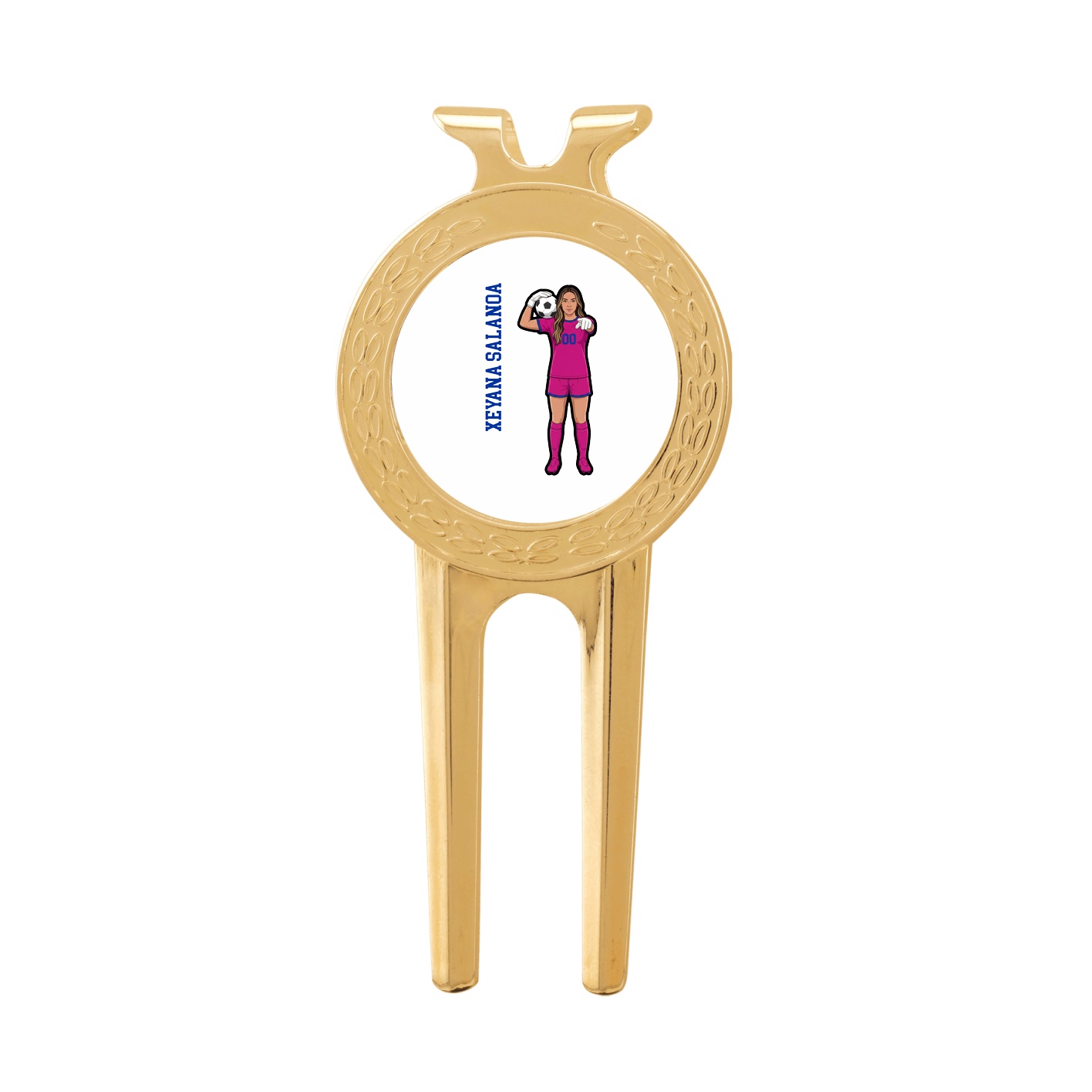 Divot Tool with Ball Marker — Name Vertical in Classic