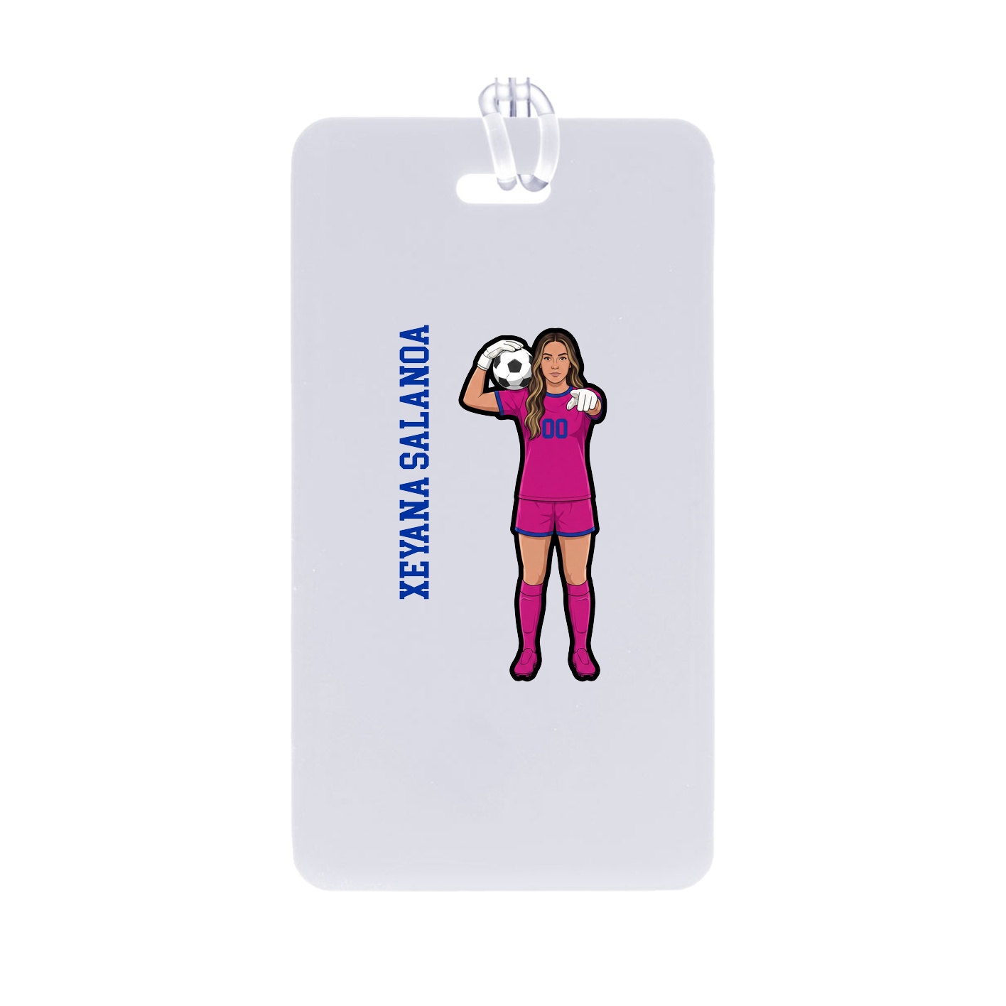 Bag Tag — Name Vertical in Classic