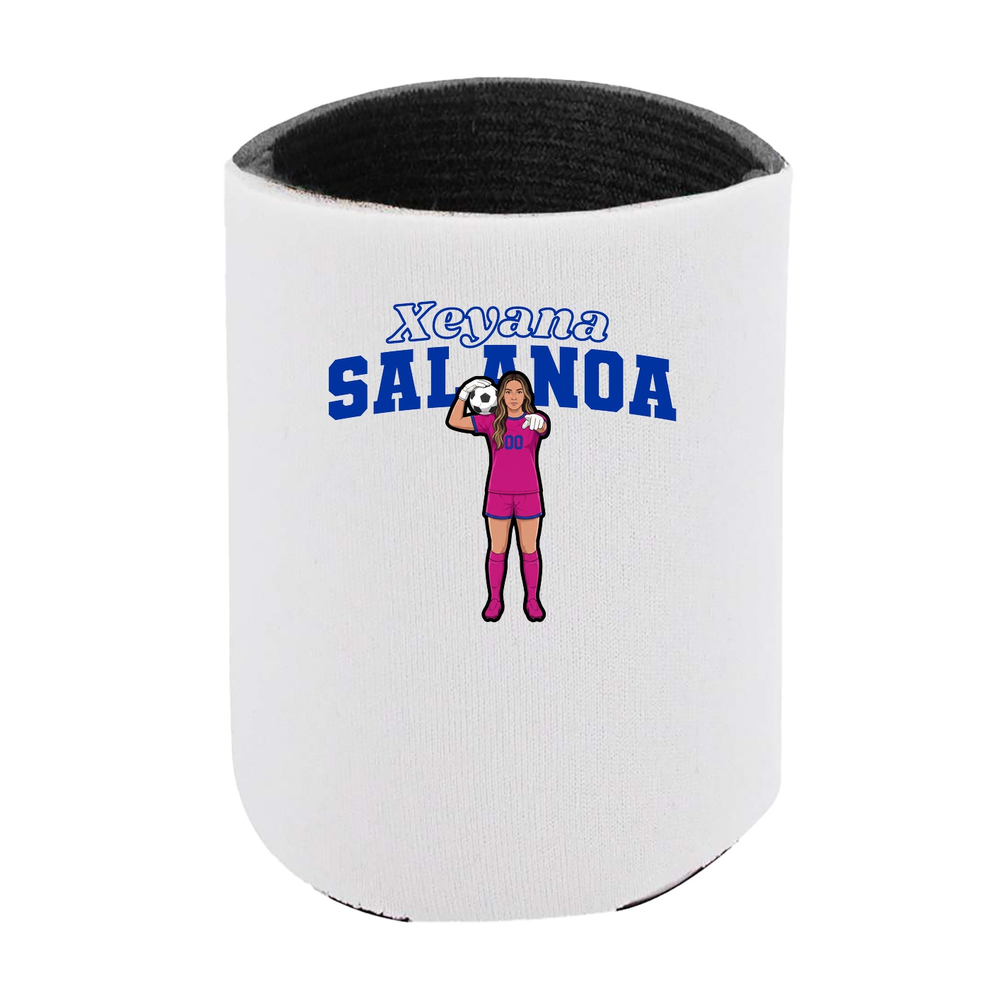 Can Holder — Name Arch in White