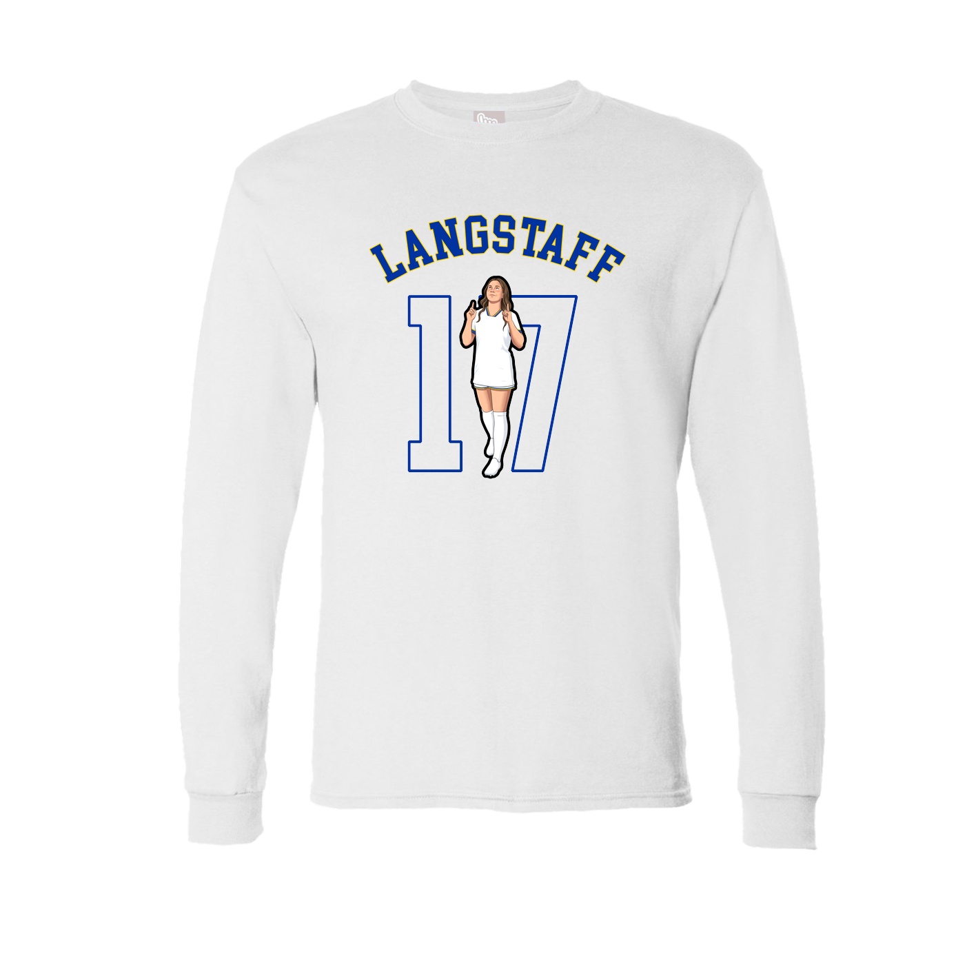 Long Sleeve Tee — Shirsey Arch in White