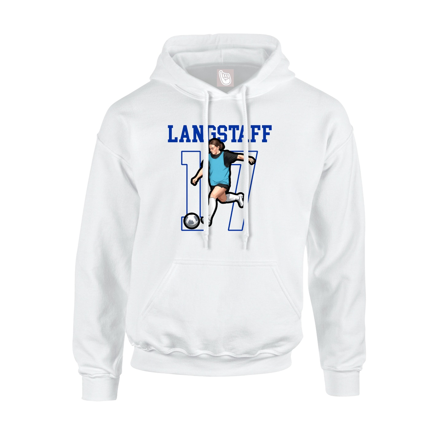 Hoodie — Shirsey in White
