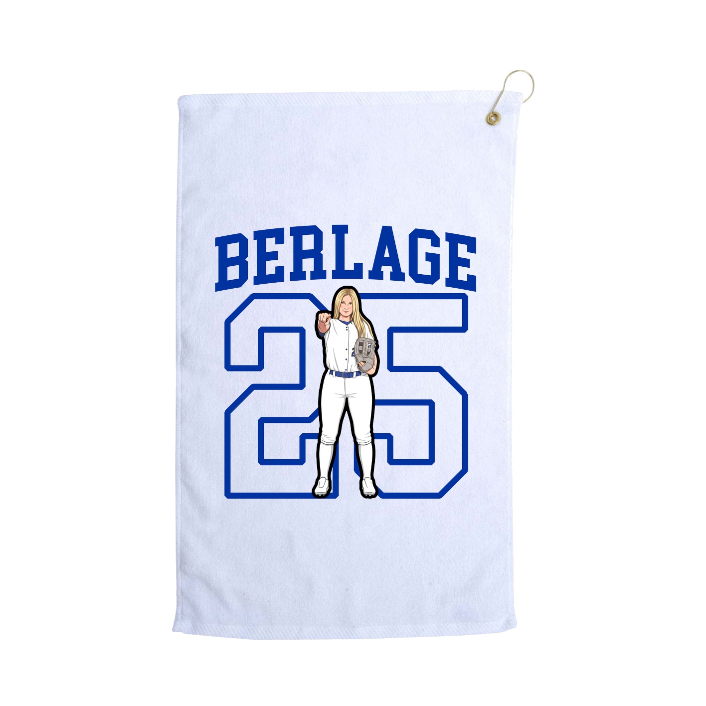 Golf Towel — Shirsey in White