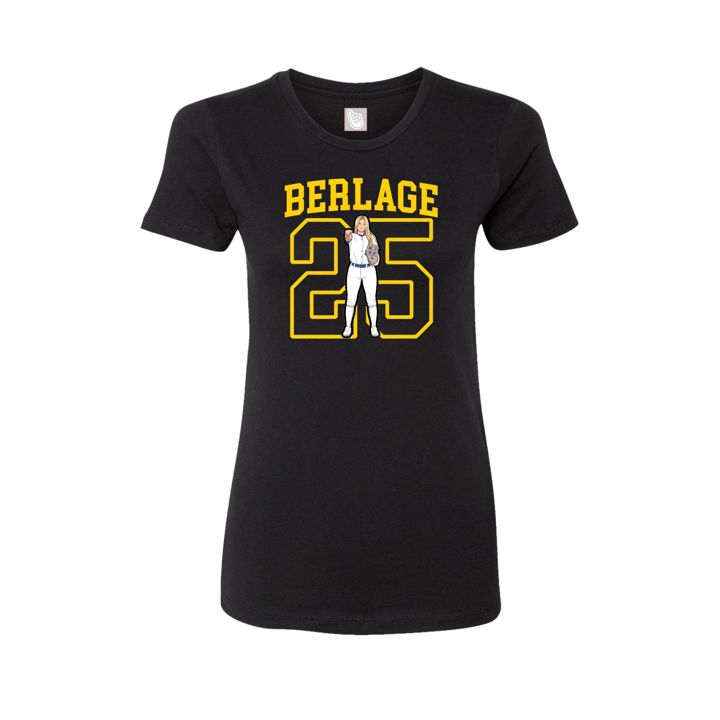 Fitted Women's Tee — Shirsey in Black