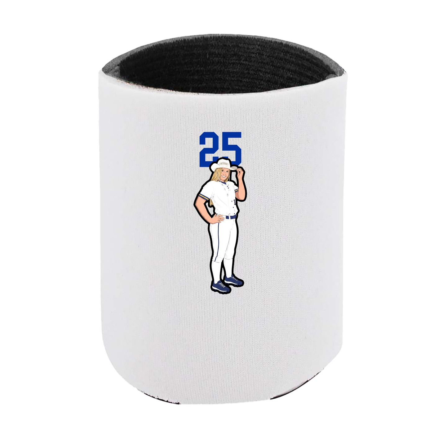 Can Holder — Number Top in White