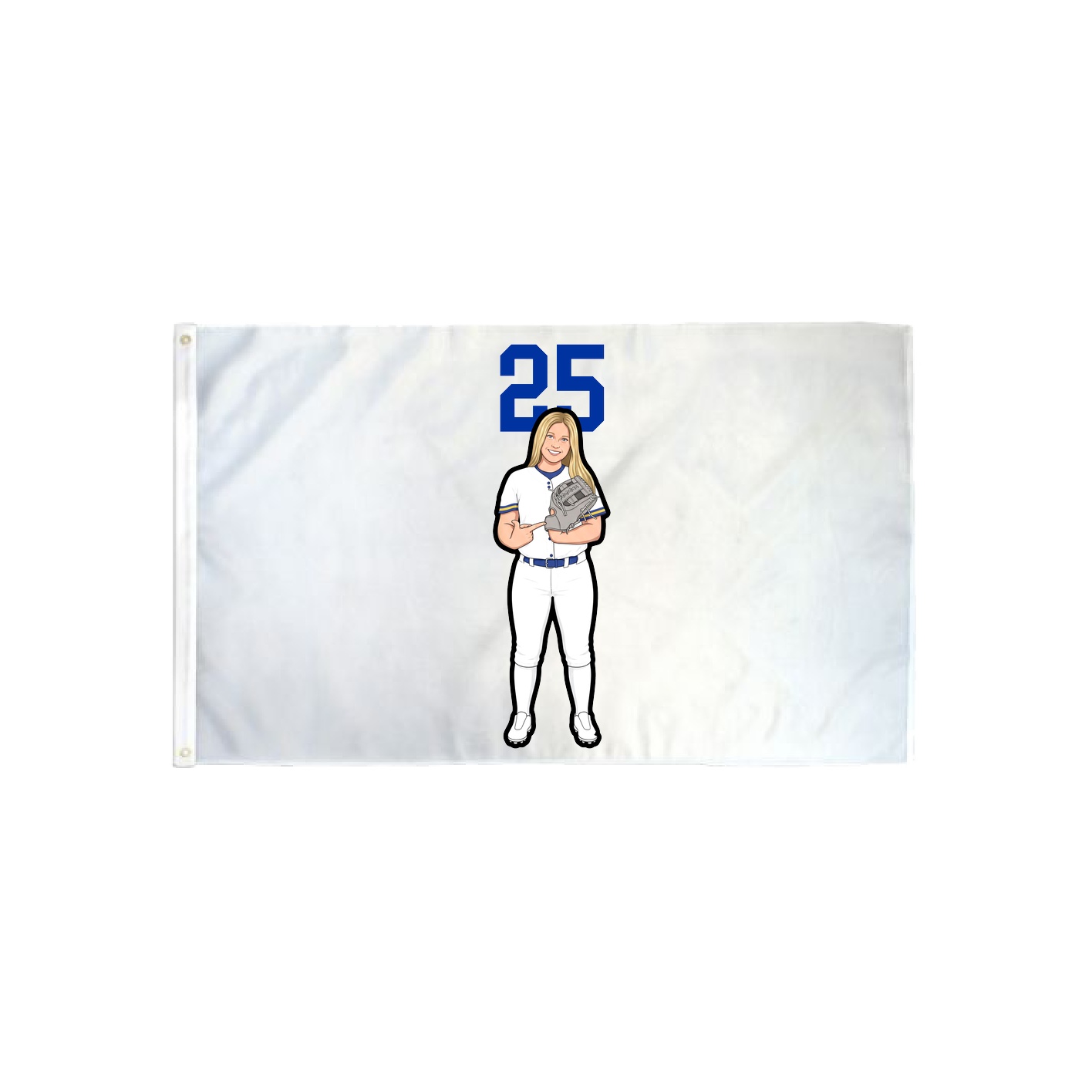 3x5 Flag — Number Top in Classic
