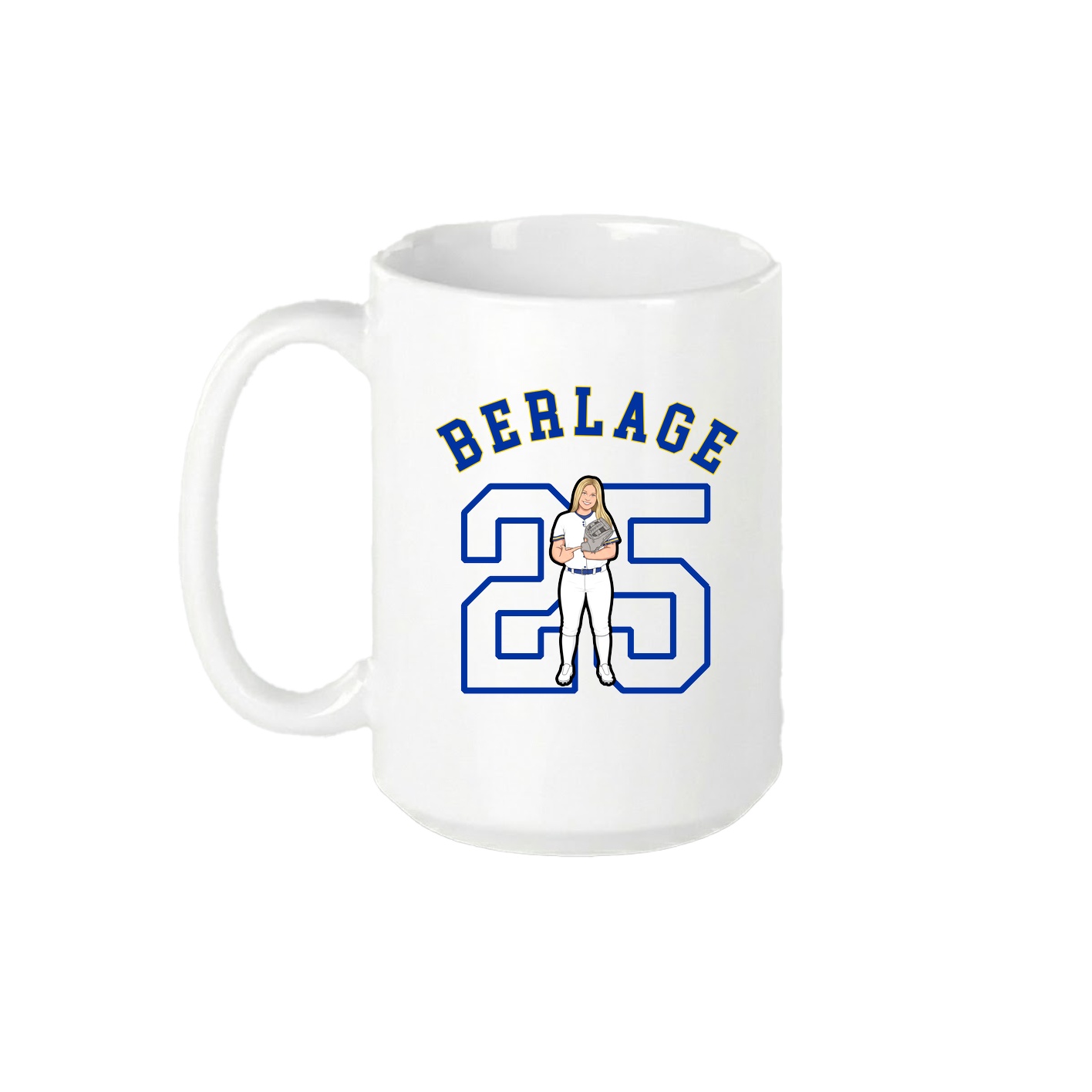 15oz Coffee Mug — Shirsey Arch in White