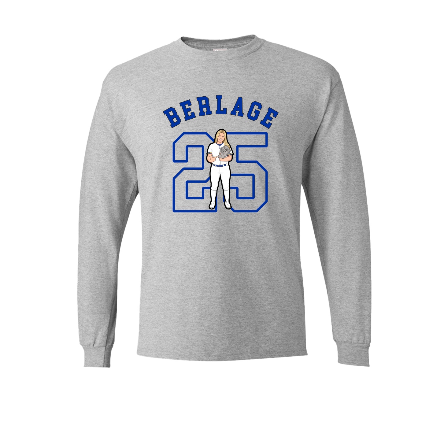 Long Sleeve Tee — Shirsey Arch in Grey