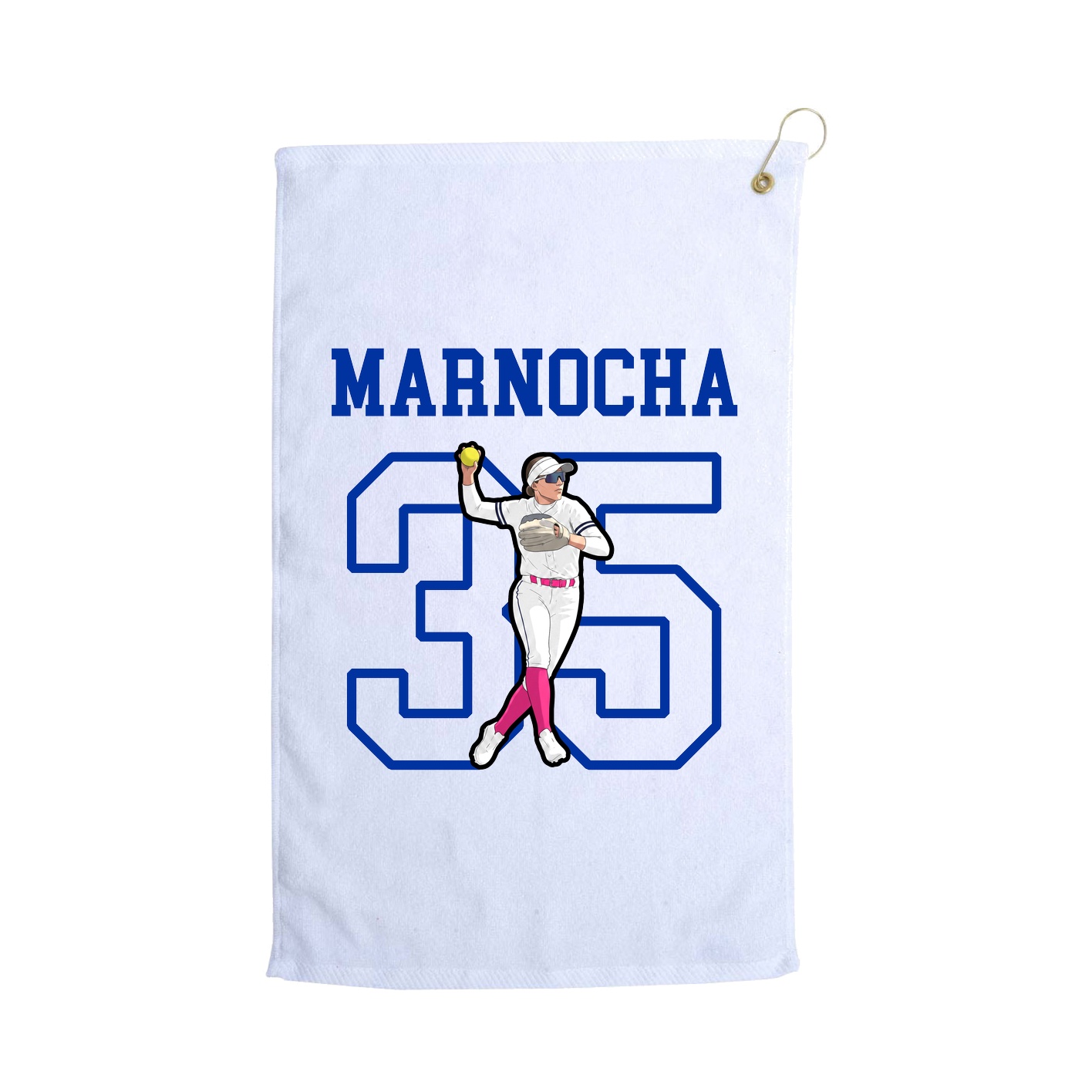 Golf Towel — Shirsey in White