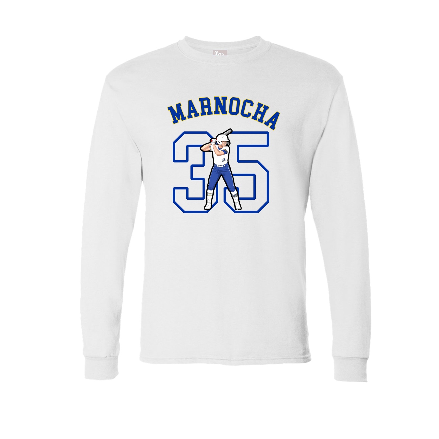 Long Sleeve Tee — Shirsey Arch in White