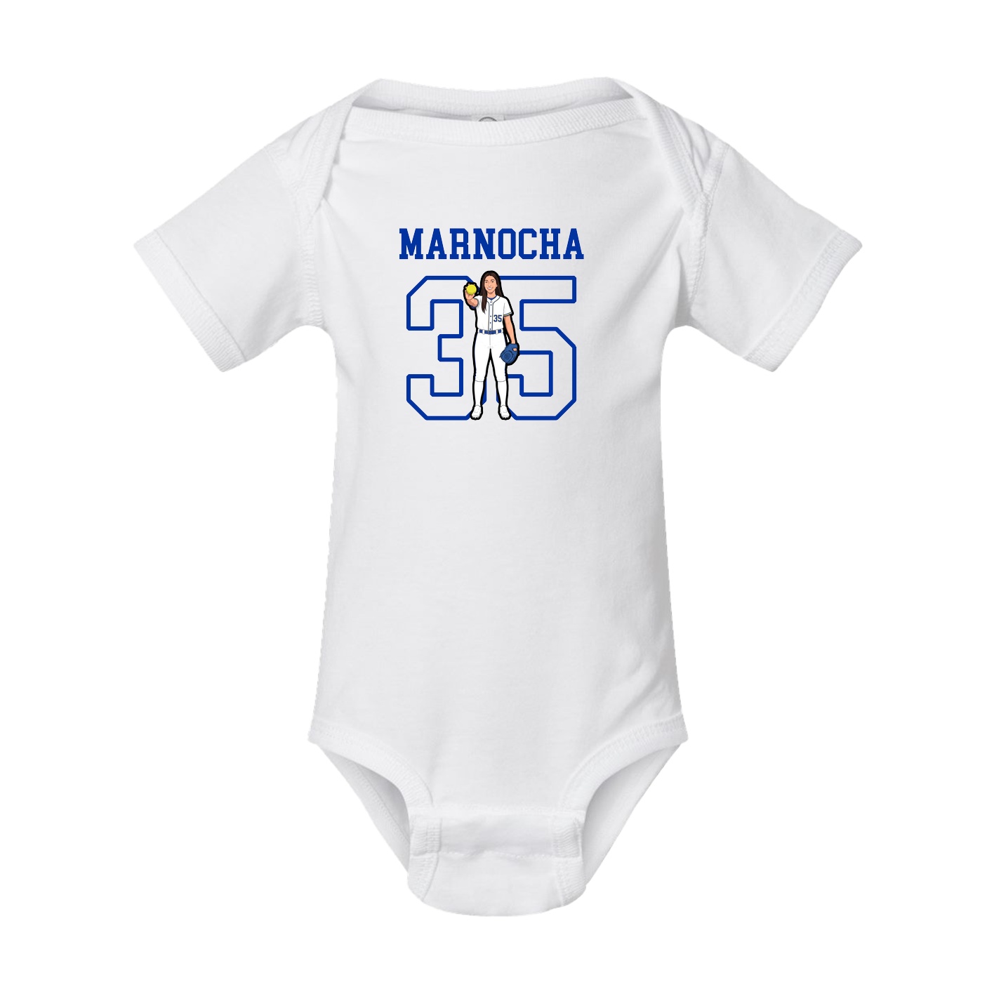 Baby Onesie — Shirsey in White